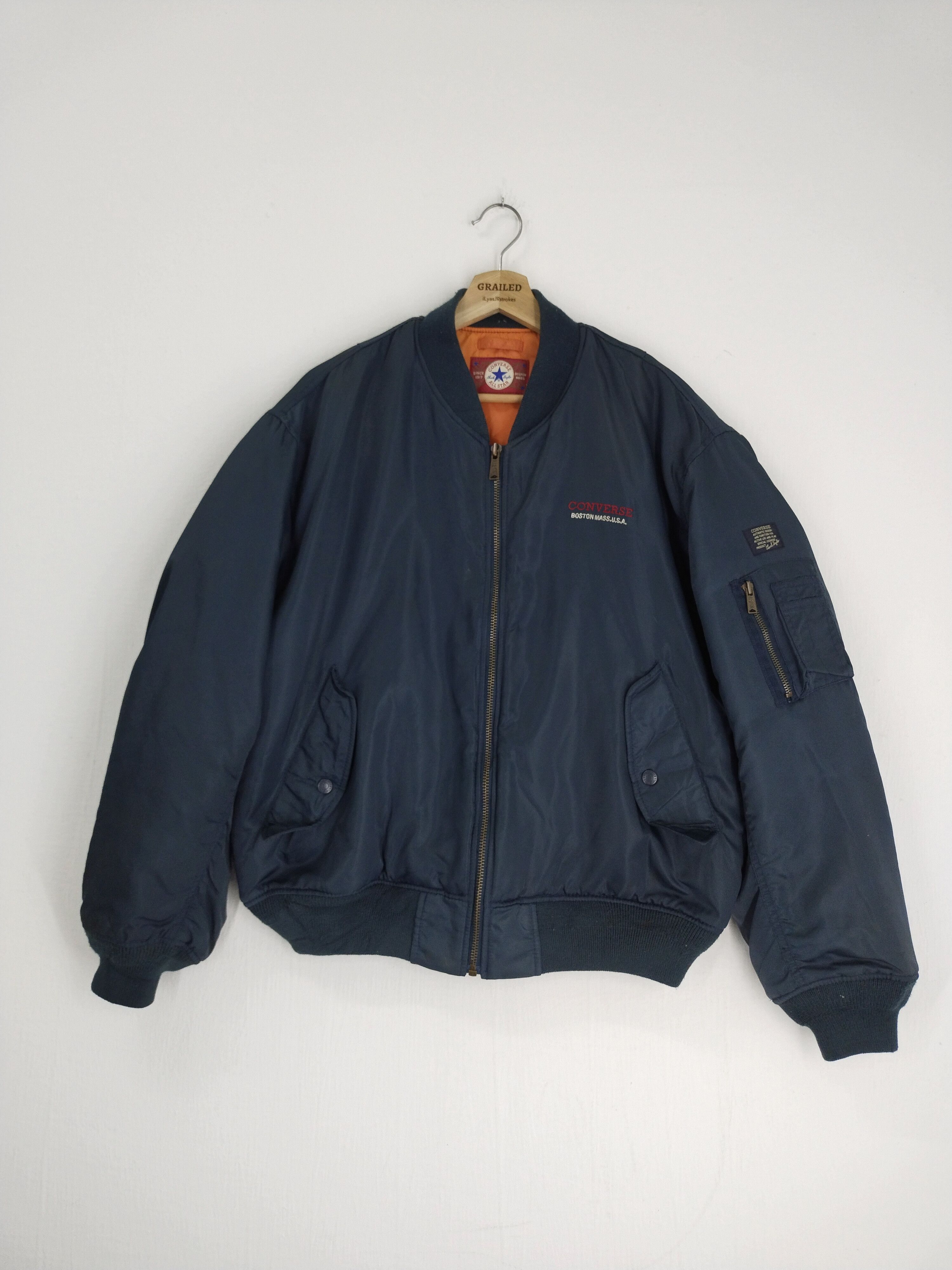Converse VINTAGE CONVERSE BOMBER JACKET Size US L / EU 52-54 / 3 - 3 Thumbnail