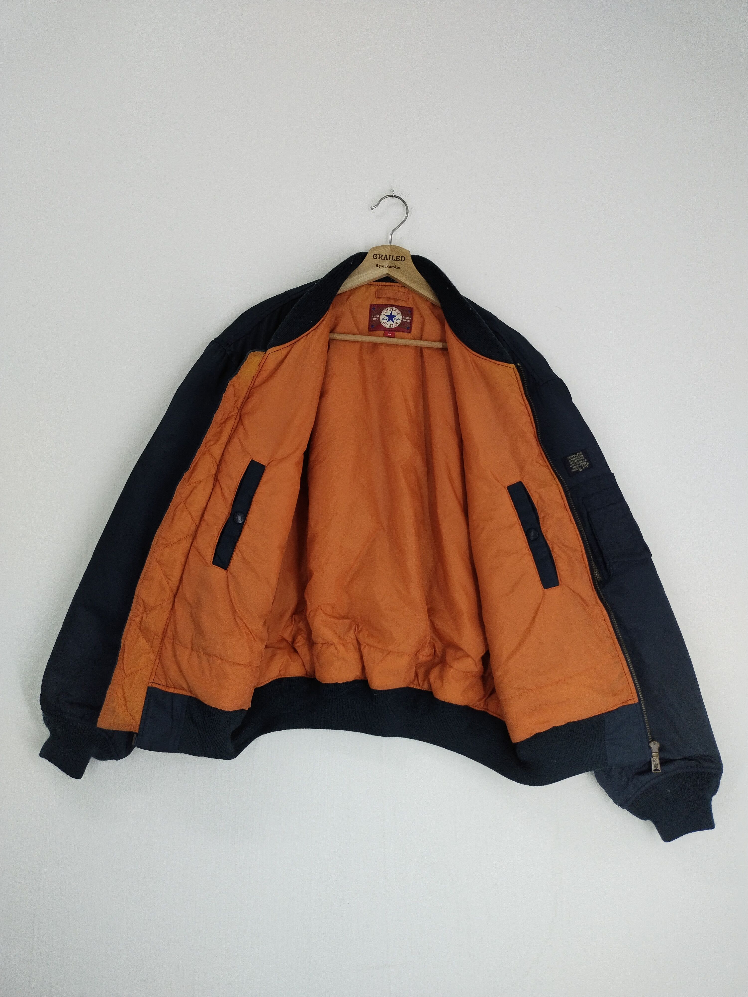 Converse VINTAGE CONVERSE BOMBER JACKET Size US L / EU 52-54 / 3 - 5 Thumbnail