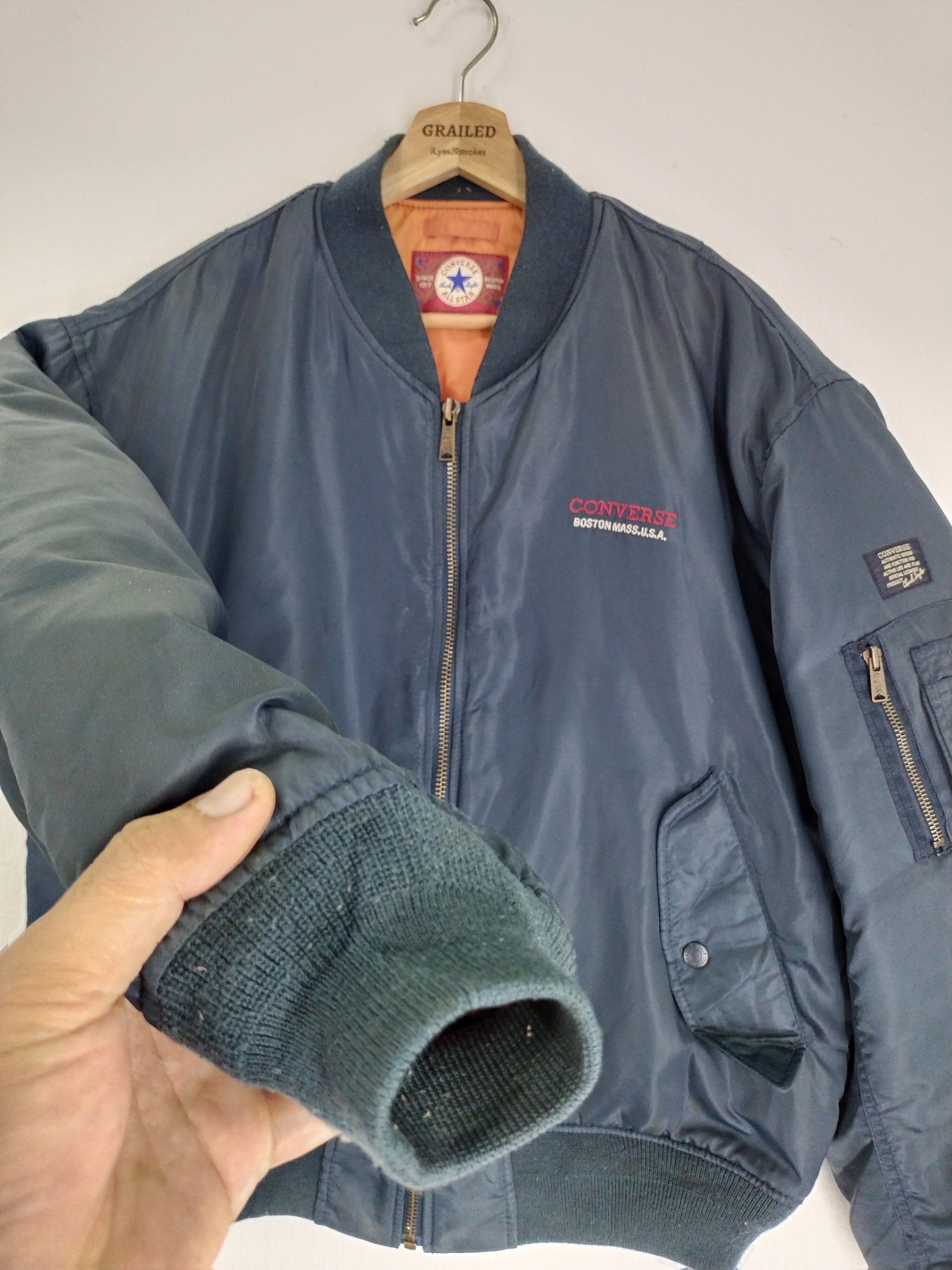 Converse VINTAGE CONVERSE BOMBER JACKET Size US L / EU 52-54 / 3 - 7 Thumbnail