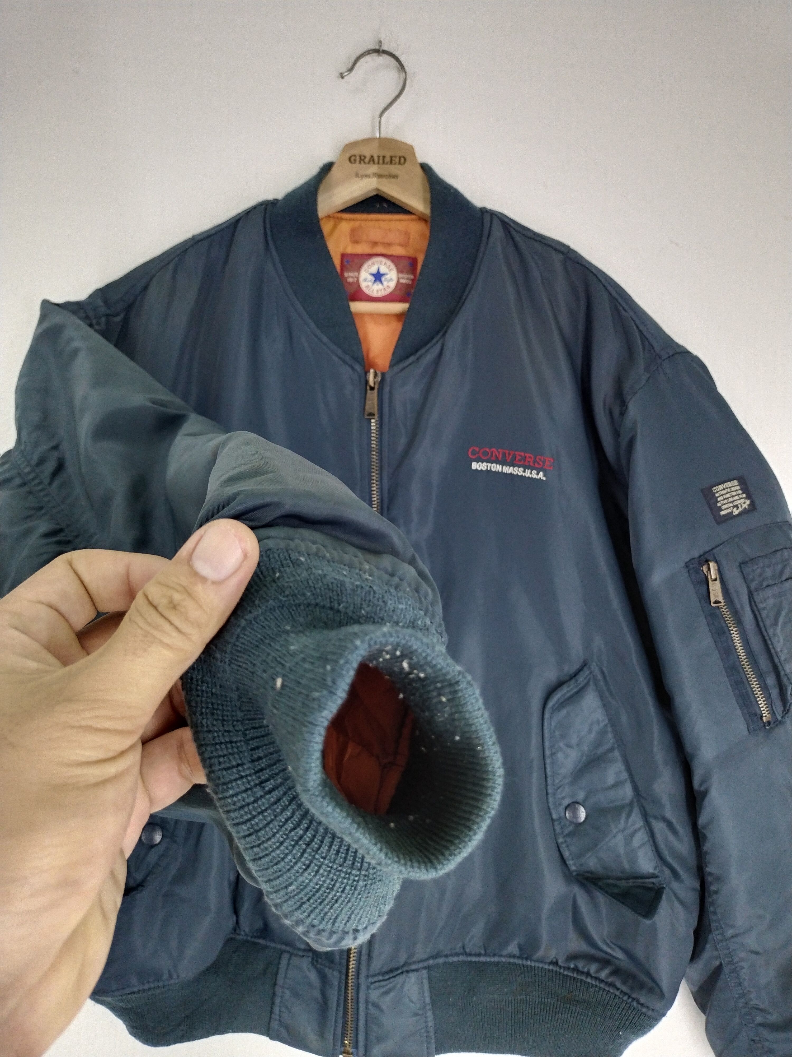 Converse VINTAGE CONVERSE BOMBER JACKET Size US L / EU 52-54 / 3 - 6 Thumbnail