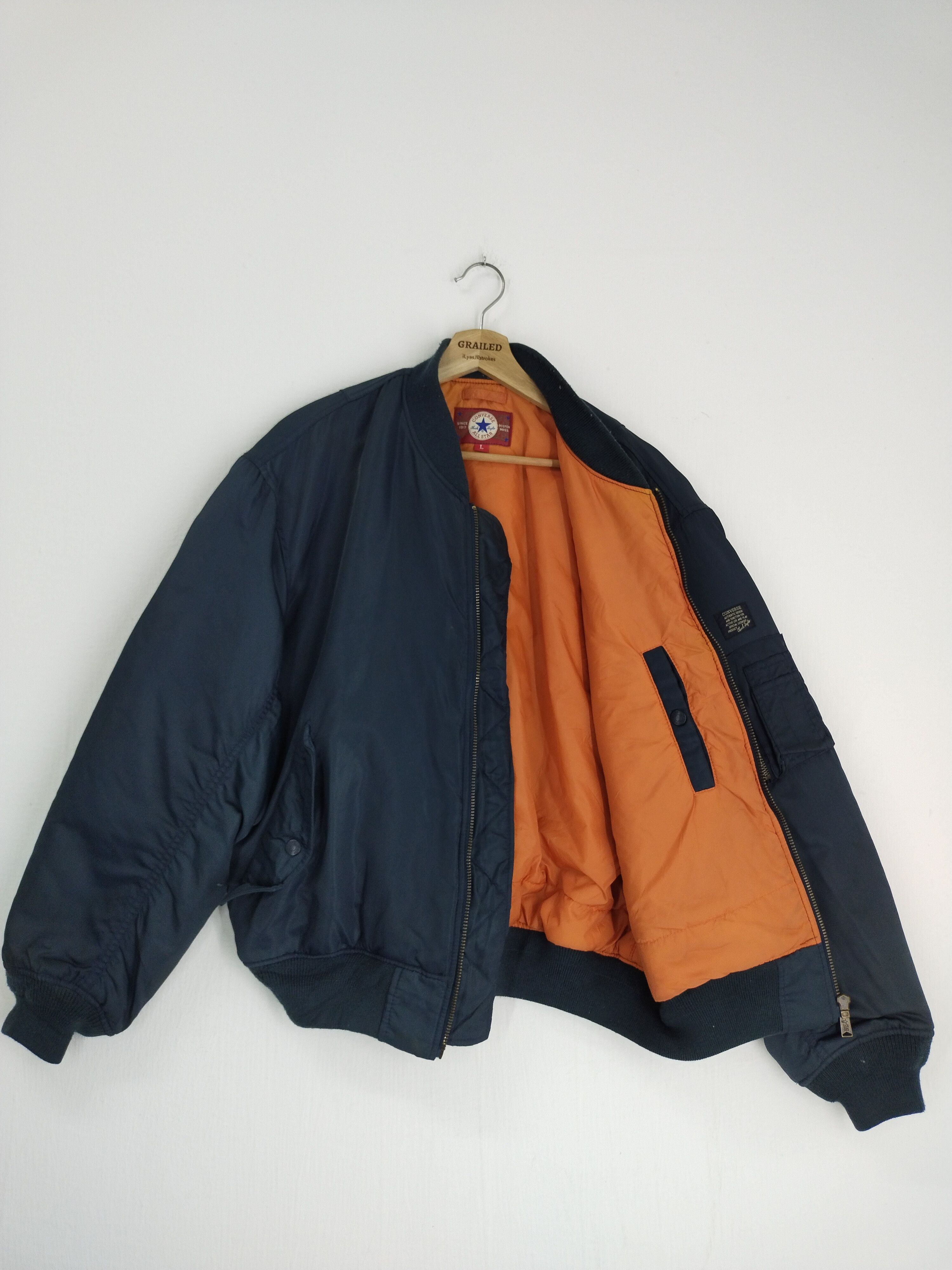 Converse VINTAGE CONVERSE BOMBER JACKET Size US L / EU 52-54 / 3 - 1 Thumbnail