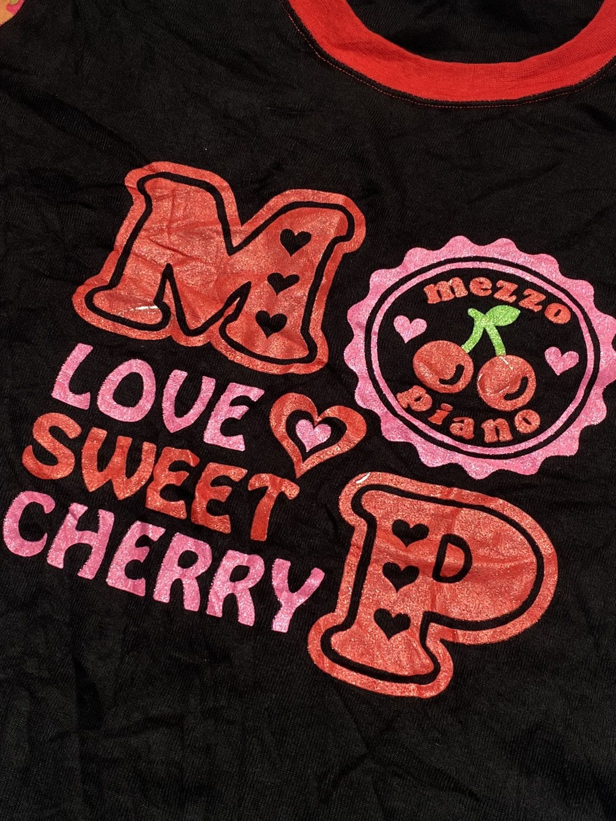 Hysteric Glamour 2000s Mezzo Piano - Cherry Camo Baby Tee Size S / US 4 / IT 40 - 2 Thumbnail