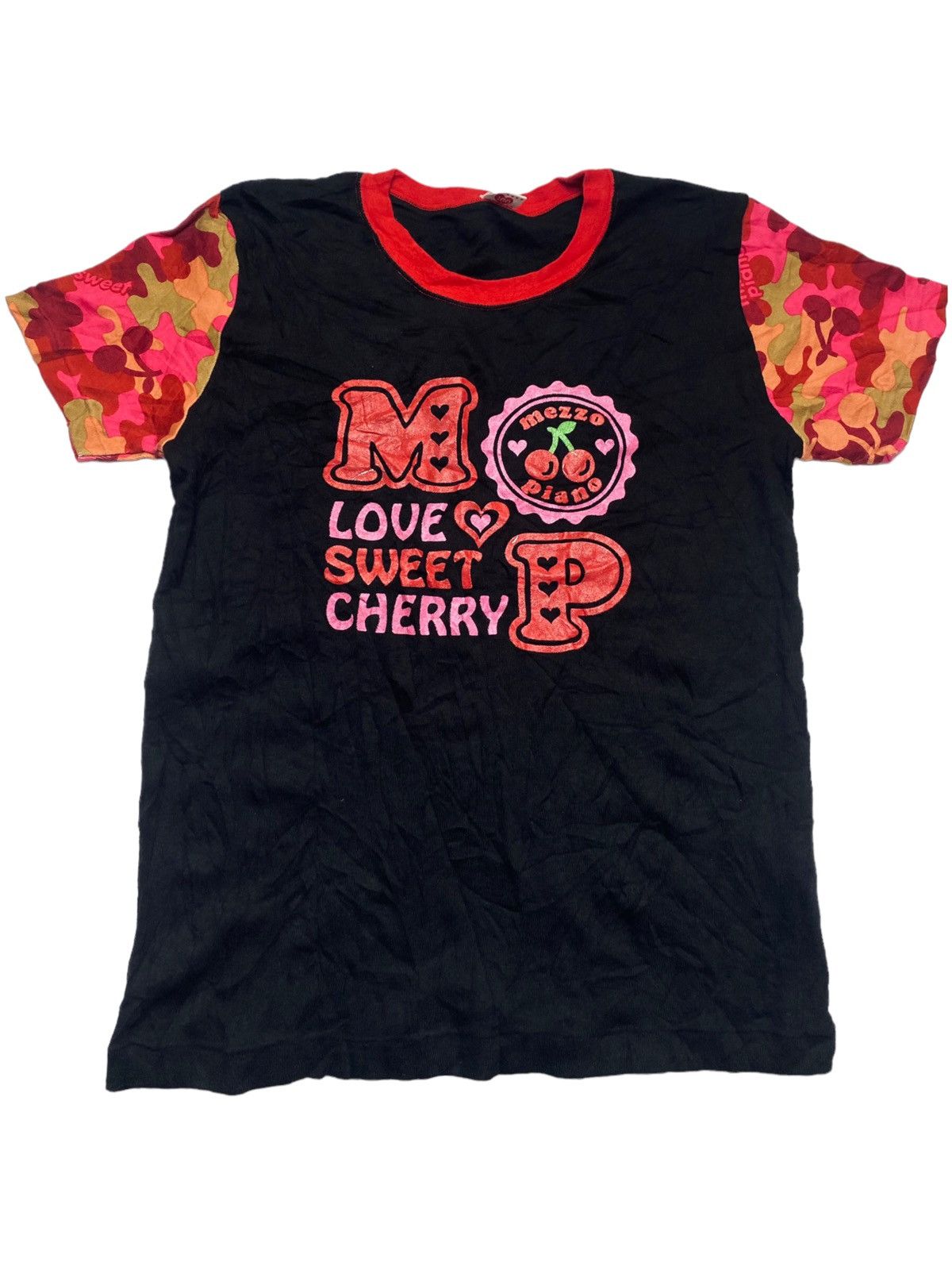 2000s Mezzo Piano - Cherry Camo Baby Tee