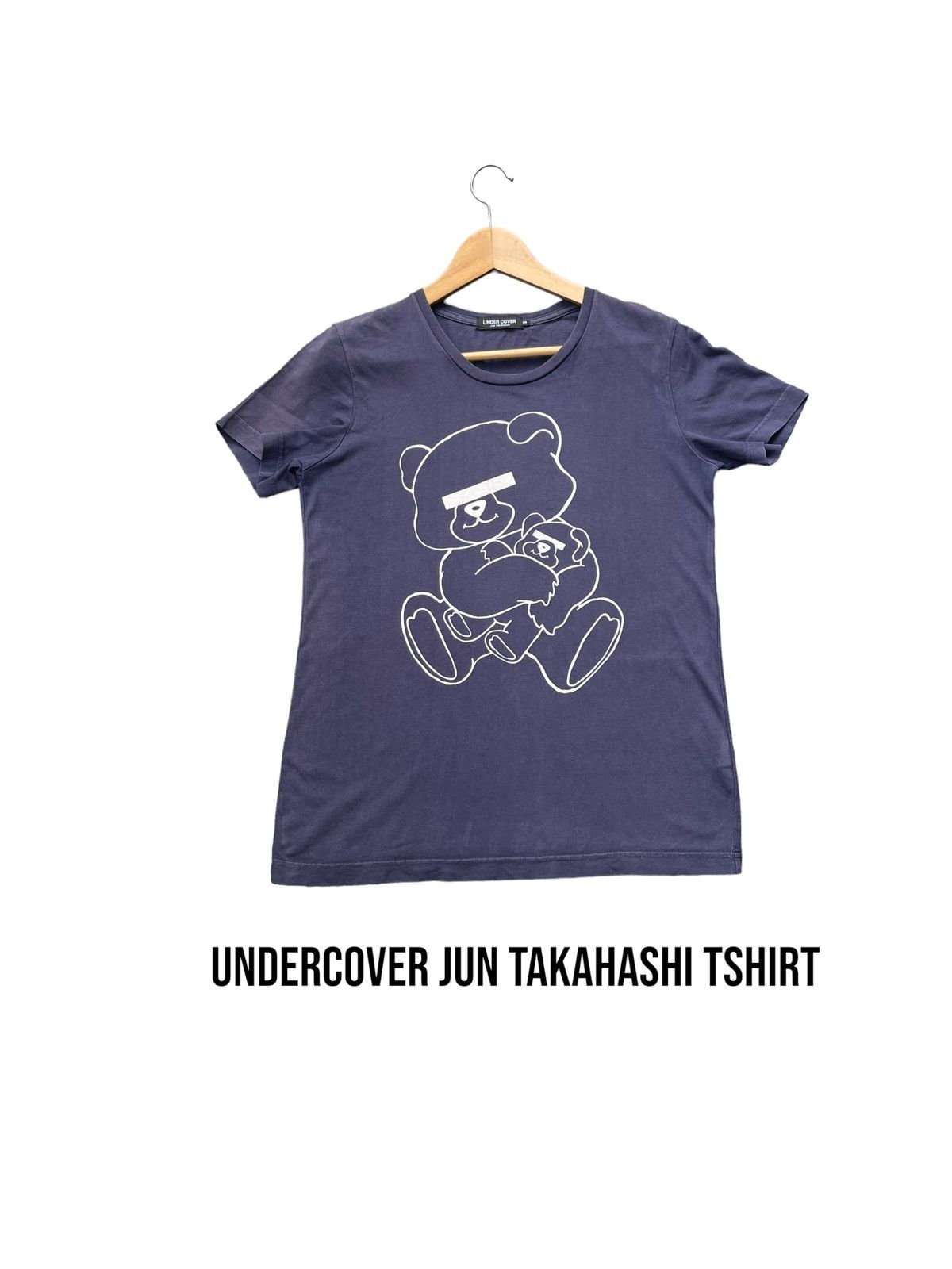 image of If Six Was Nine x Jun Takahashi Undercover Jun Takahashi Faded Wash Tshirt in Blue, Women's (Size S