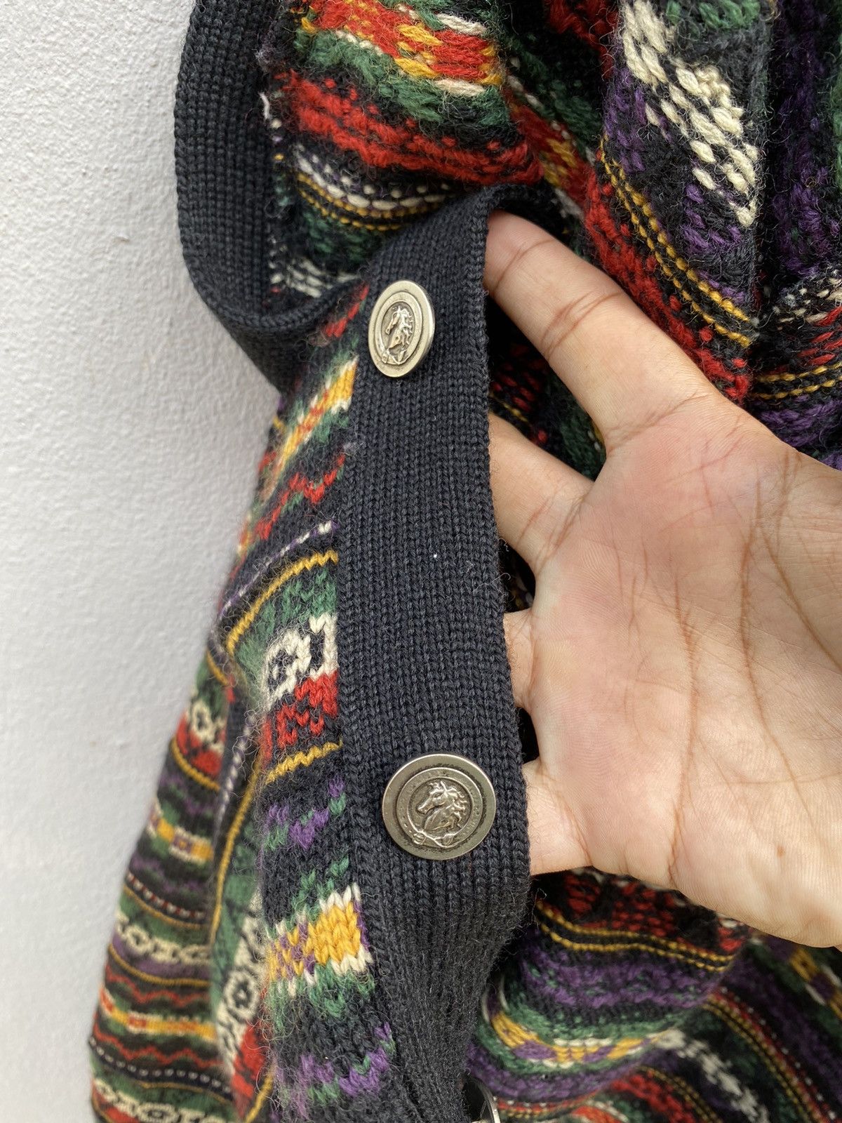Beauty Beast 💥RARE💥 “PAGE BOY” JAPAN Multicolor Cardigan COOGI Style Size US M / EU 48-50 / 2 - 4 Thumbnail