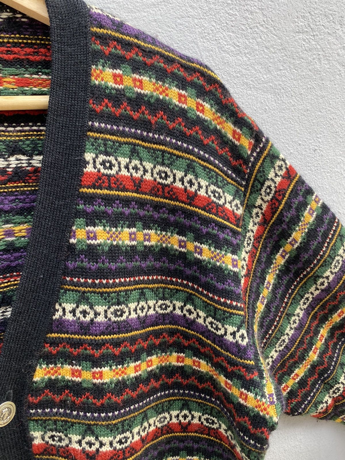 Beauty Beast 💥RARE💥 “PAGE BOY” JAPAN Multicolor Cardigan COOGI Style Size US M / EU 48-50 / 2 - 17 Thumbnail