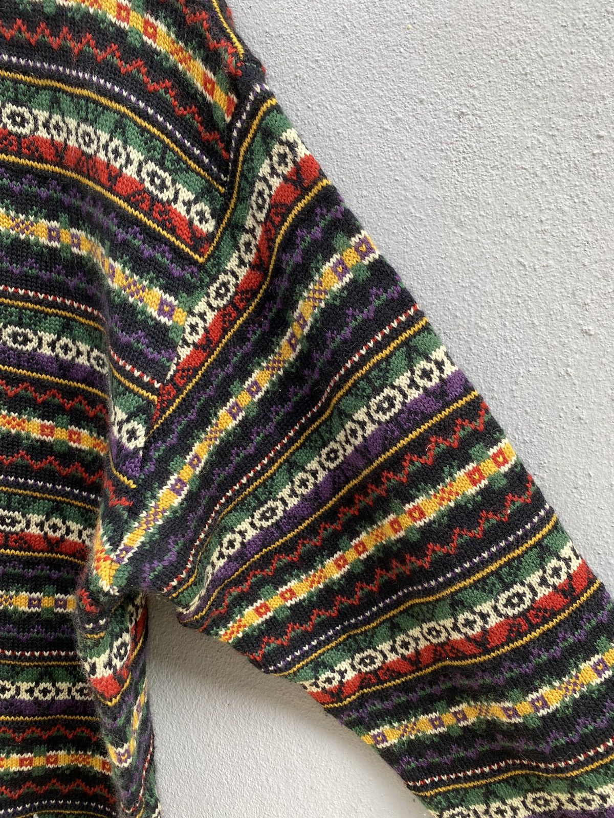Beauty Beast 💥RARE💥 “PAGE BOY” JAPAN Multicolor Cardigan COOGI Style Size US M / EU 48-50 / 2 - 7 Thumbnail