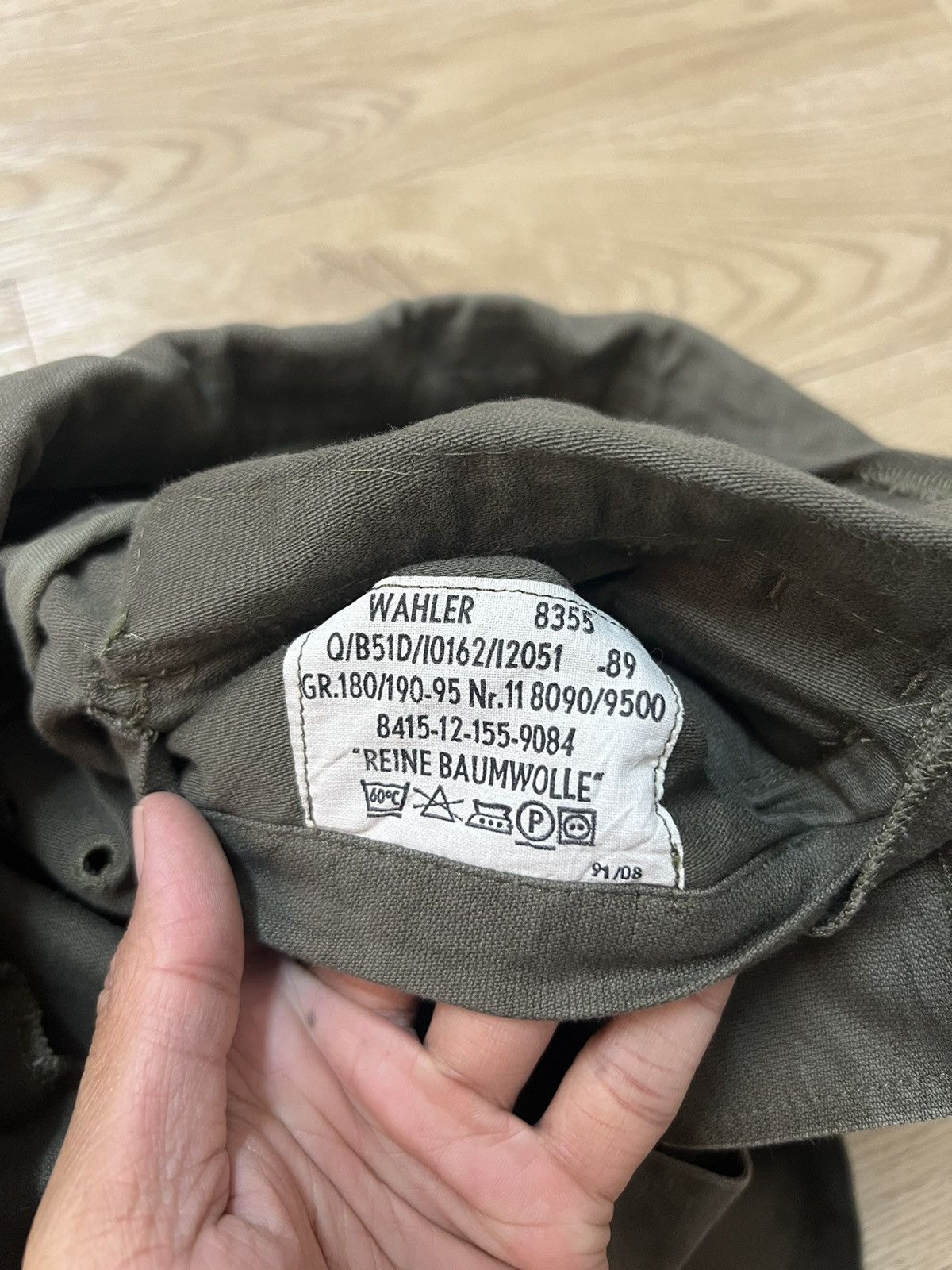 Vintage 1991 Wahler German Army 8355 Field Jacket Size US S / EU 44-46 / 1 - 7 Thumbnail
