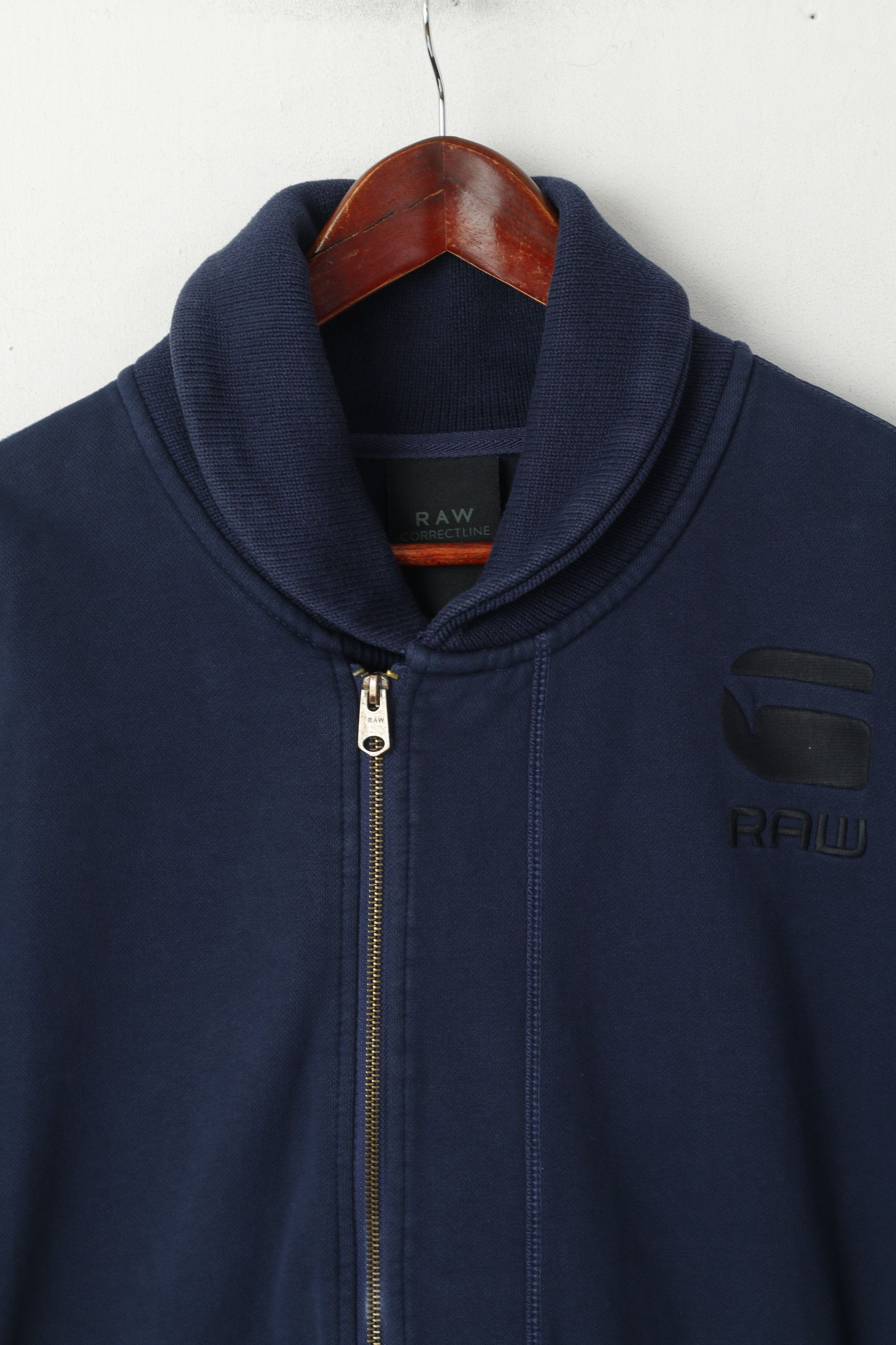 G-Star Raw Correctline by G-Star Men XL (L) Sweatshirt Navy 7101 Size US XL / EU 56 / 4 - 3 Thumbnail