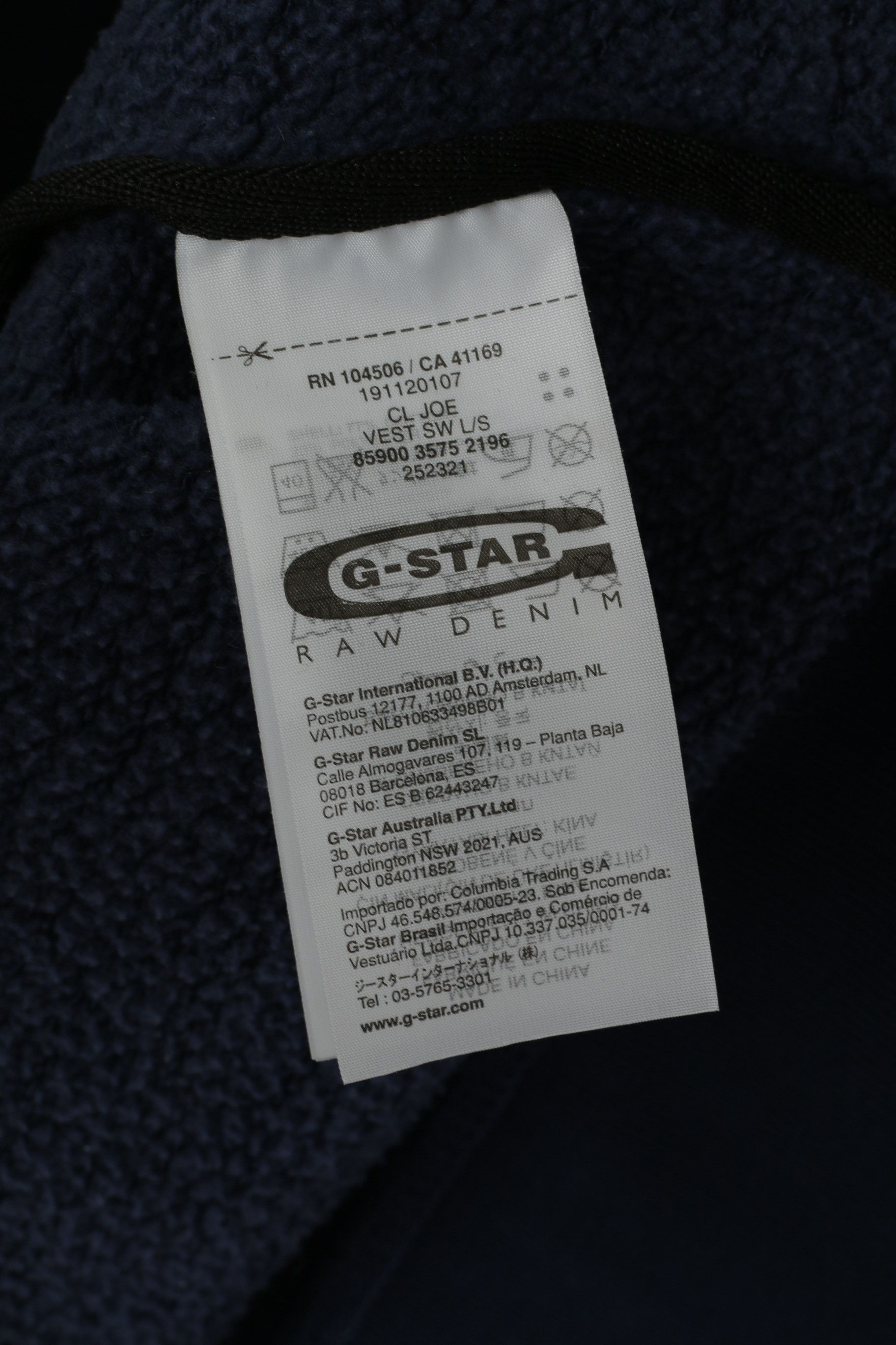 G-Star Raw Correctline by G-Star Men XL (L) Sweatshirt Navy 7101 Size US XL / EU 56 / 4 - 6 Thumbnail