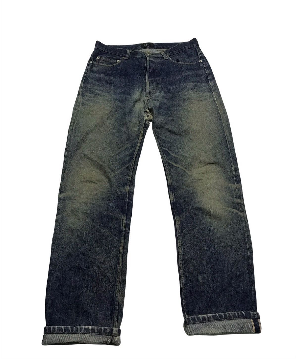 A.P.C. Vintage A.P.C distressed selvedge denim jeans Size US 30 / EU 46 - 3 Thumbnail