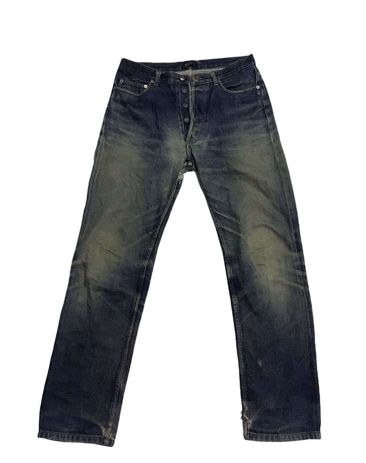 A.P.C. Vintage A.P.C distressed selvedge denim jeans Size US 30 / EU 46 - 4 Thumbnail