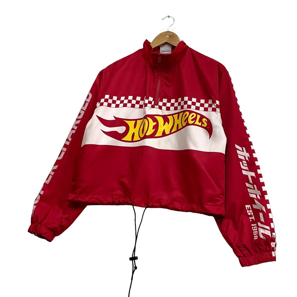 Japanese Brand 💥 Hot Wheel Crop Halfzip Jacket Size M / US 6-8 / IT 42-44 - 3 Thumbnail