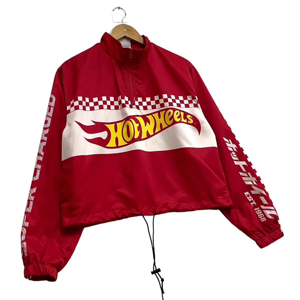 Japanese Brand 💥 Hot Wheel Crop Halfzip Jacket Size M / US 6-8 / IT 42-44 - 2 Thumbnail