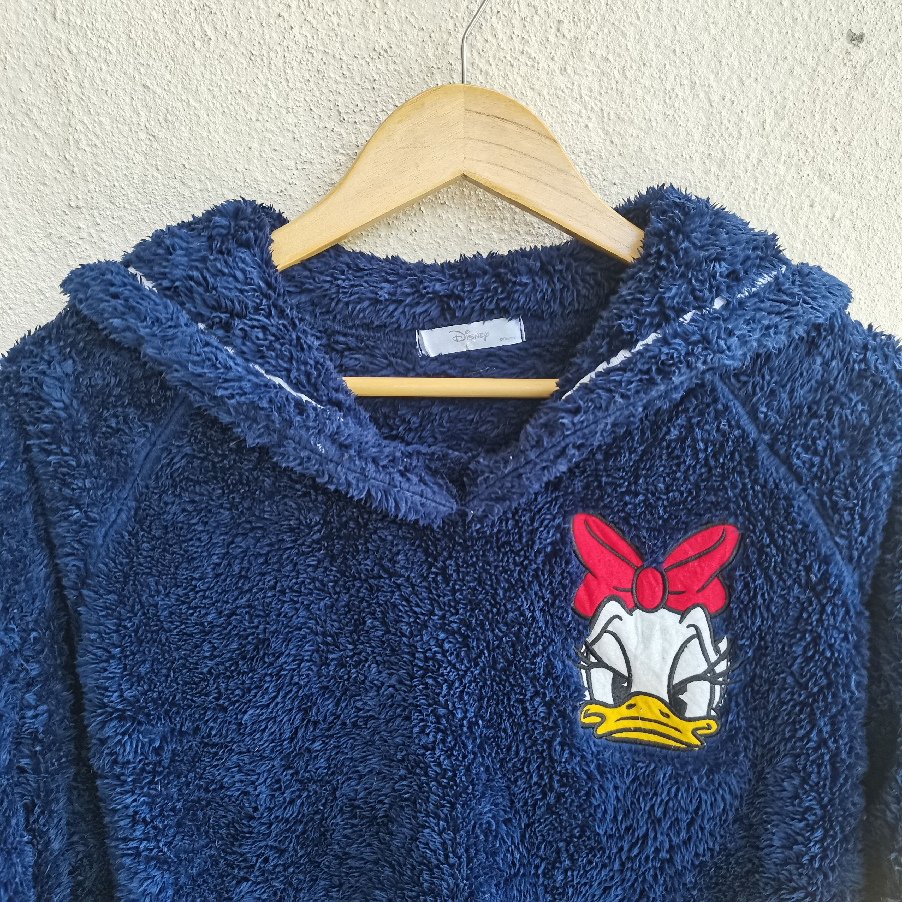 Disney × Vintage Vintage Daisy Duck Mohair/Fleece Sweatshirt Size US L / EU 52-54 / 3 - 2 Thumbnail