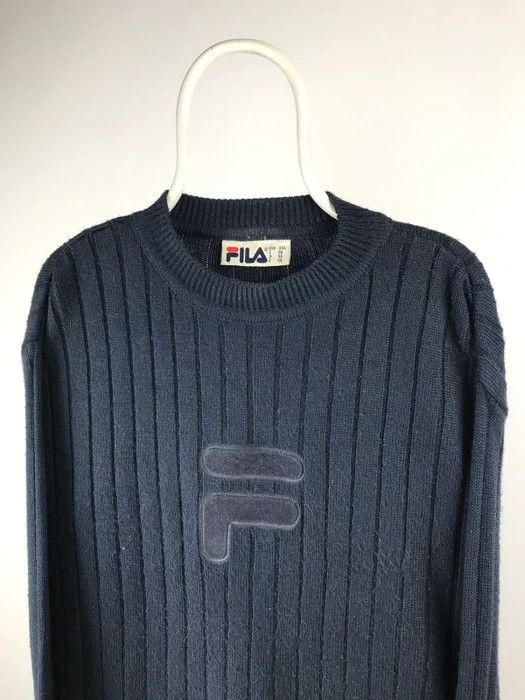 Fila Vintage Fila sweater knitted box logo size XXLARGE Size US XXL / EU 58 / 5 - 4 Thumbnail