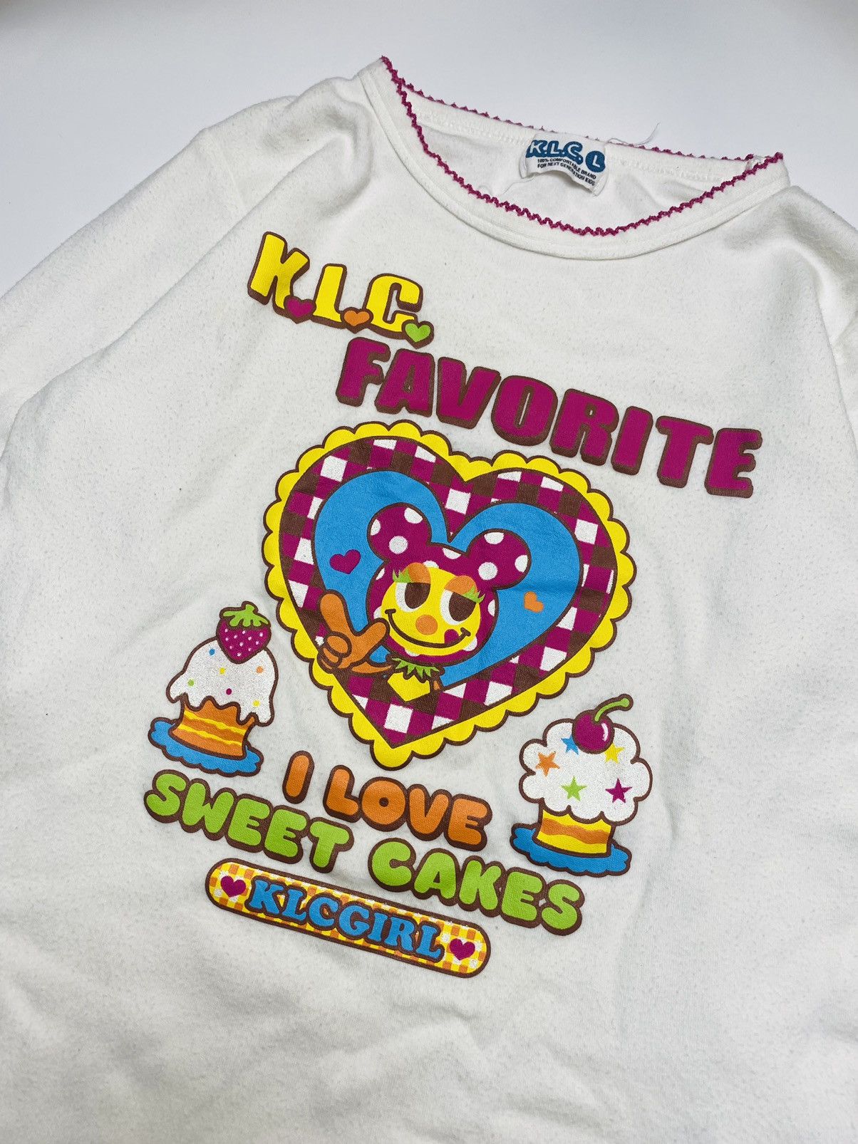 Angel Blue 2000s K.L.C. - Sweet Cake Baby Tee Size S / US 4 / IT 40 - 2 Thumbnail