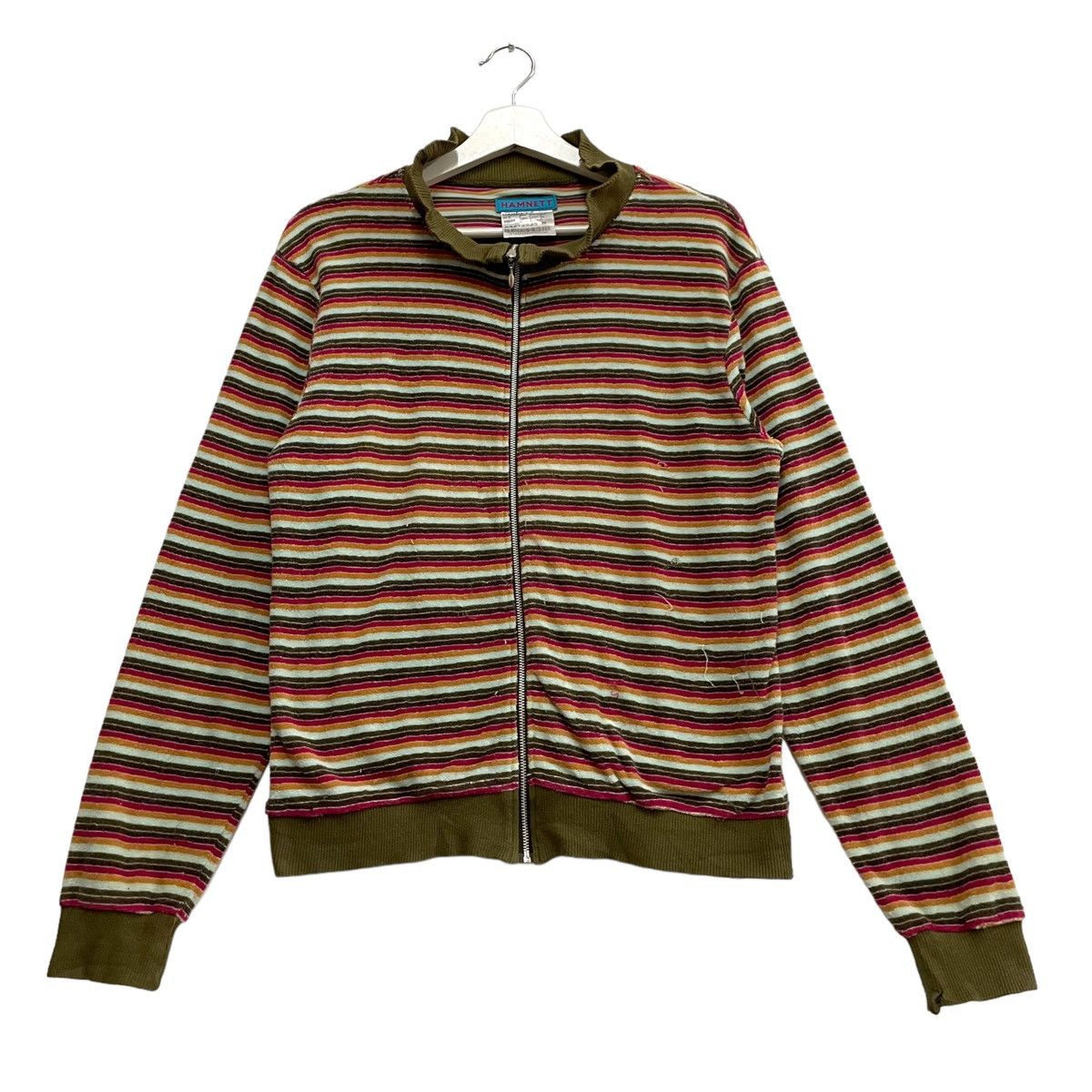 Katharine Hamnett London × Vintage 💥90s KATHARINE HAMNETT ZIPPER SWEATER Size M / US 6-8 / IT 42-44 - 1 Thumbnail