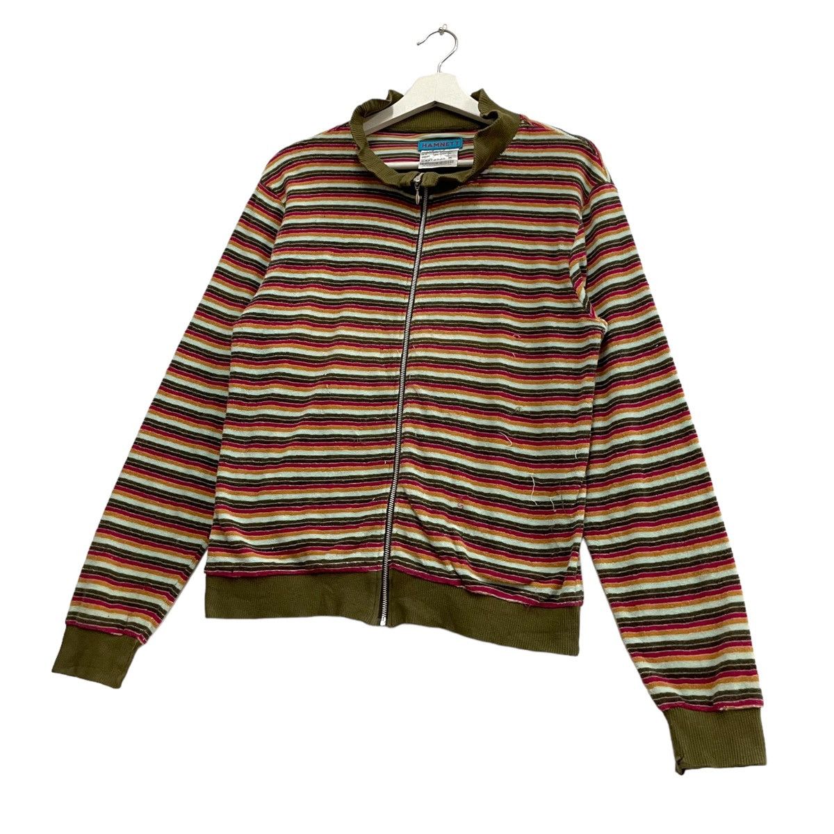 Katharine Hamnett London × Vintage 💥90s KATHARINE HAMNETT ZIPPER SWEATER Size M / US 6-8 / IT 42-44 - 2 Thumbnail