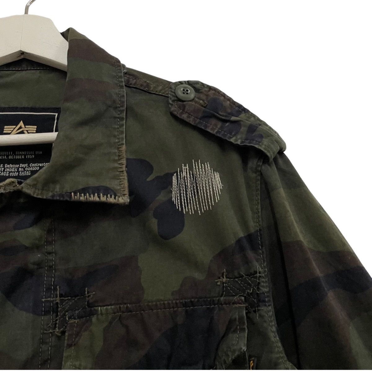 Alpha Industries 💥 ALPHA INDUSTRIES CAMOU ARMY M65 FIELD JACKET Size US M / EU 48-50 / 2 - 6 Thumbnail