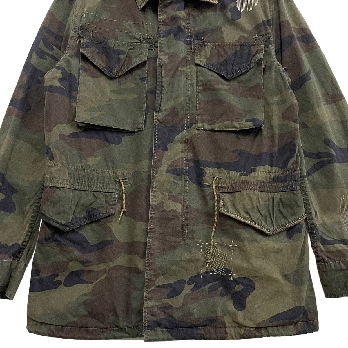 Alpha Industries 💥 ALPHA INDUSTRIES CAMOU ARMY M65 FIELD JACKET Size US M / EU 48-50 / 2 - 5 Thumbnail