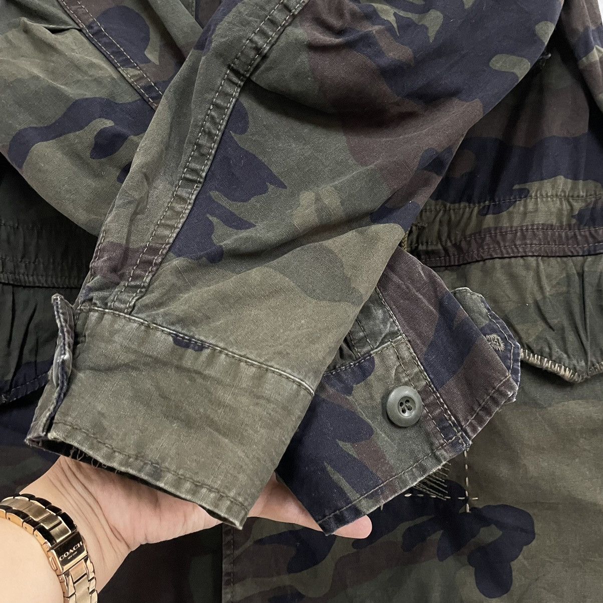 Alpha Industries 💥 ALPHA INDUSTRIES CAMOU ARMY M65 FIELD JACKET Size US M / EU 48-50 / 2 - 7 Thumbnail