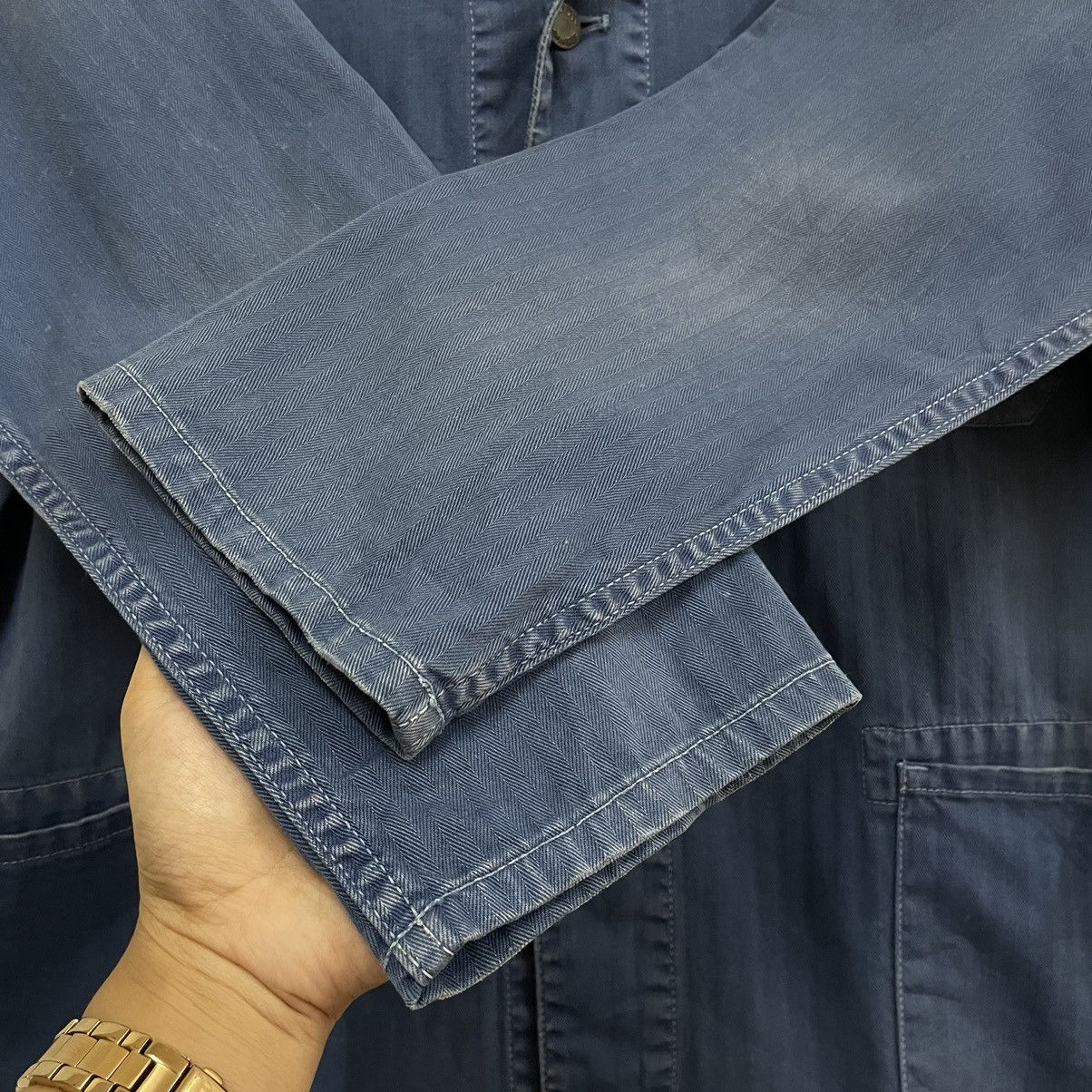 45rpm × Japanese Brand 💥 TEPO DENIM SANFORIZED CHORE WORKER INSPIRED KAPITAL Size US M / EU 48-50 / 2 - 7 Thumbnail