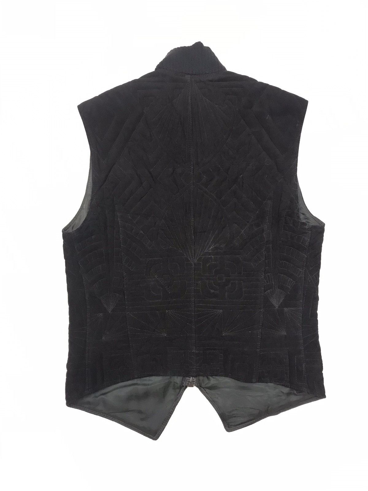Versace GIANNI VERSSACE LEATHER SUEDE VEST MADE IN ITALY Size 36S - 2 Thumbnail