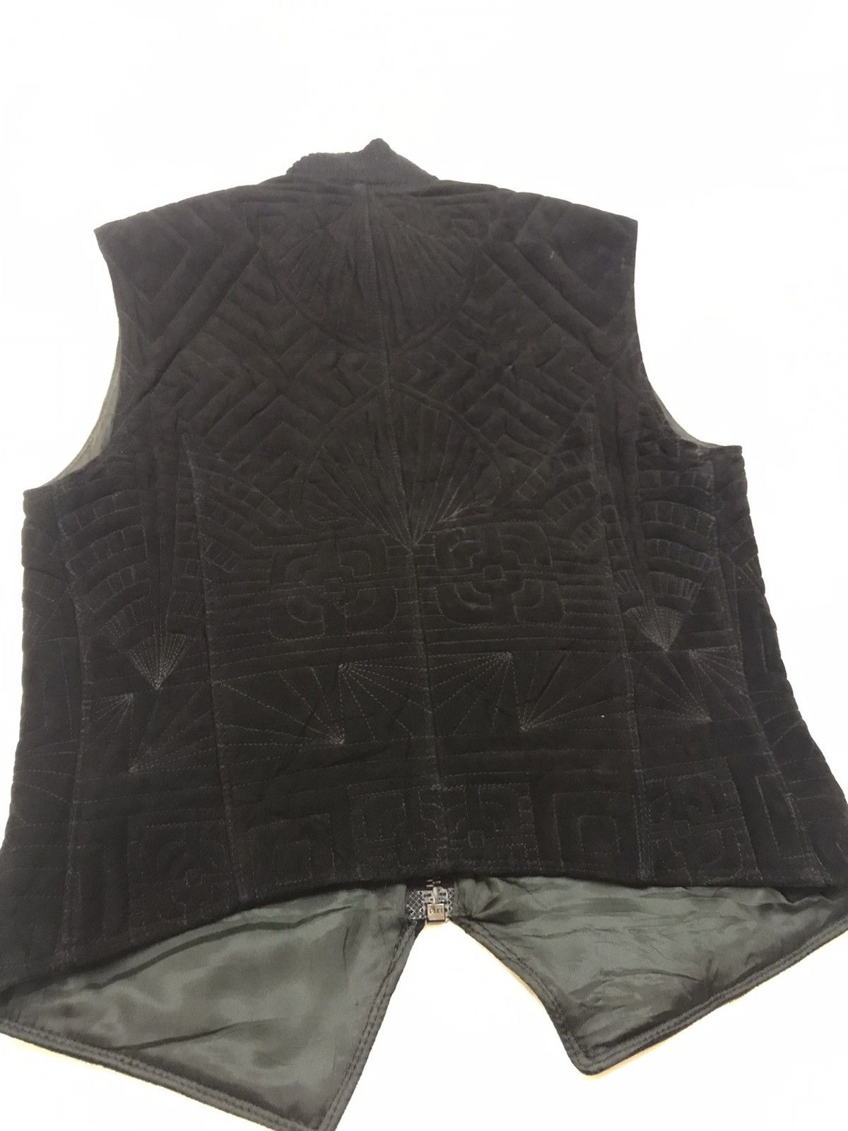 Versace GIANNI VERSSACE LEATHER SUEDE VEST MADE IN ITALY Size 36S - 6 Thumbnail