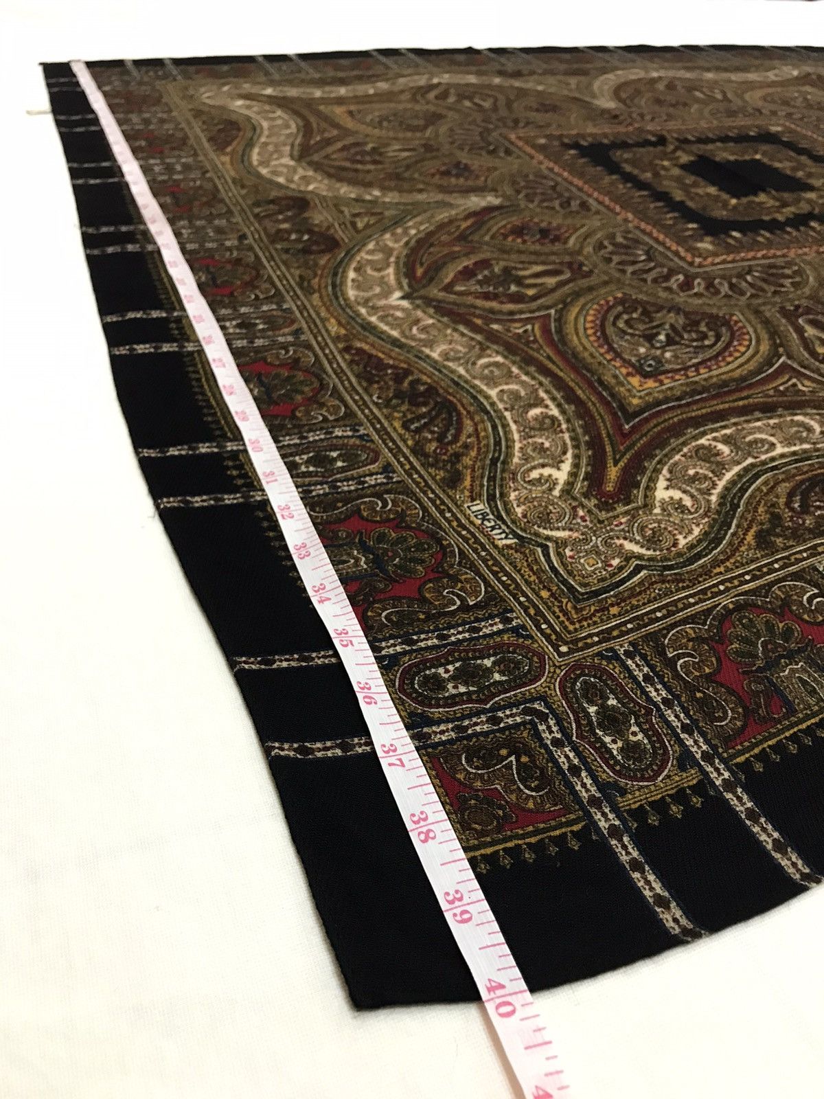Liberty VINTAGE LIBERTY WOOL PAISLEY SCARF Size ONE SIZE - 6 Thumbnail