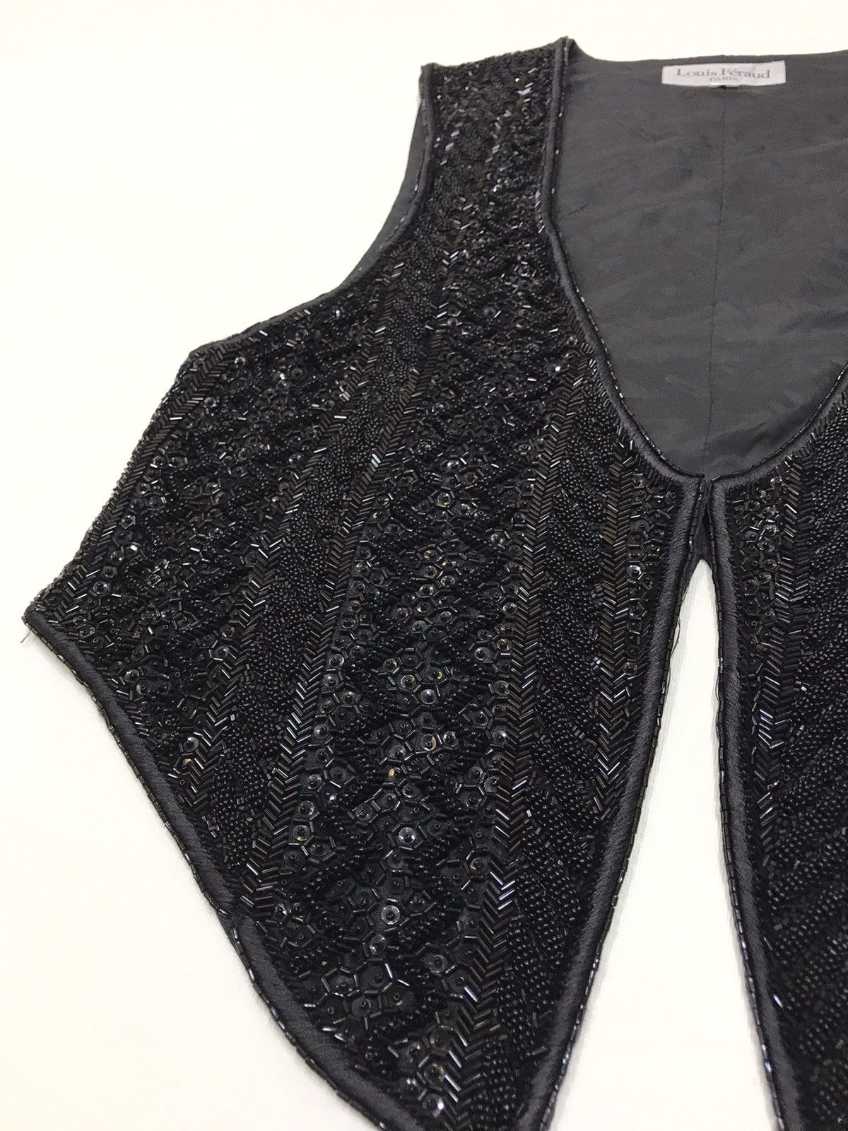 Louis Feraud LOUIS FERAUD PARIS BEADS VEST Size 36S - 5 Thumbnail