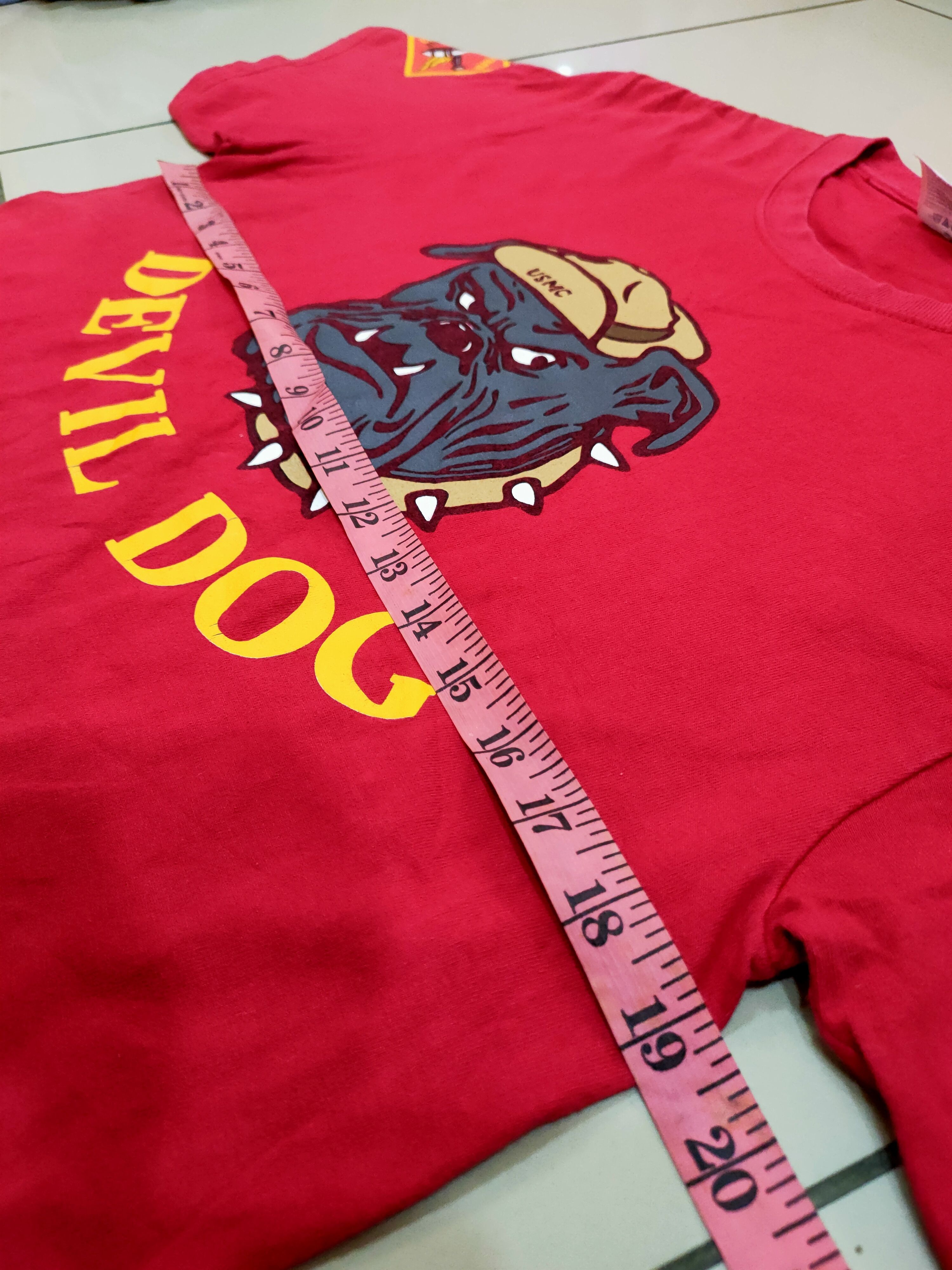 Vintage VTG 1990s DEVIL DOG GHOST SQUADRON B-25 Size US M / EU 48-50 / 2 - 6 Thumbnail