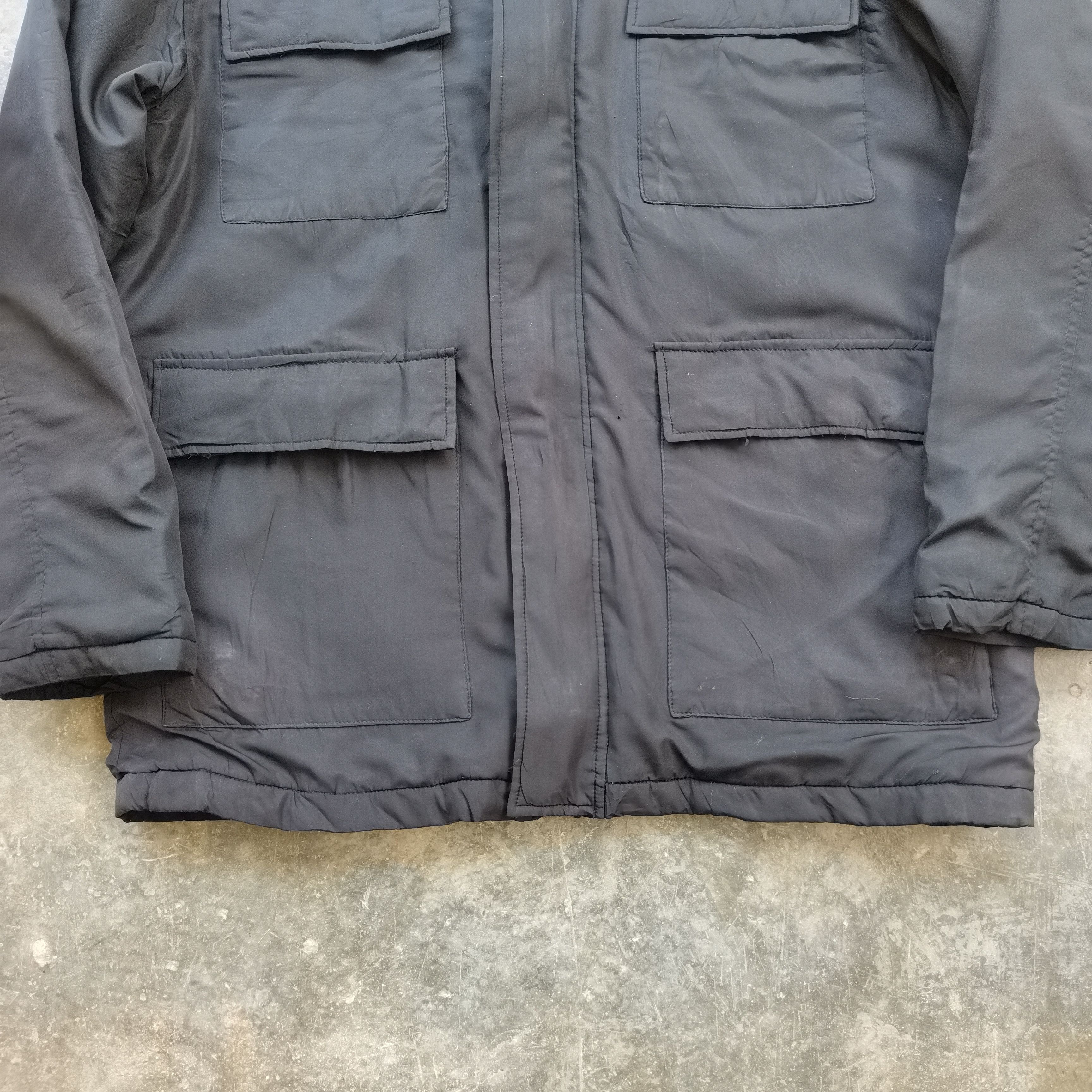 Mario Valentino × Vintage Vintage Mario Valentino Zipper Up Parka Hoodie Jacket Size US M / EU 48-50 / 2 - 4 Thumbnail
