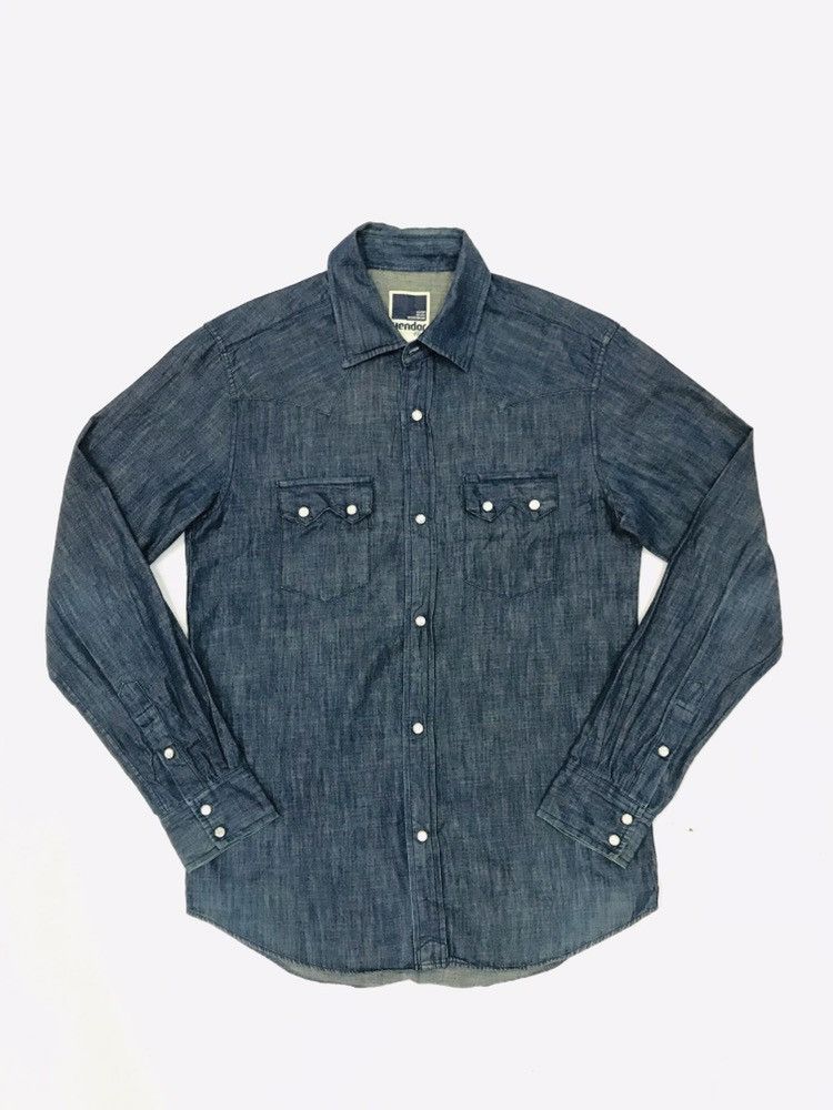 Japanese Brand × Vendor Things VENDOR THINGS JAPAN SNAP BUTTON UP SHIRT MEDIUM Size US M / EU 48-50 / 2 - 1 Thumbnail