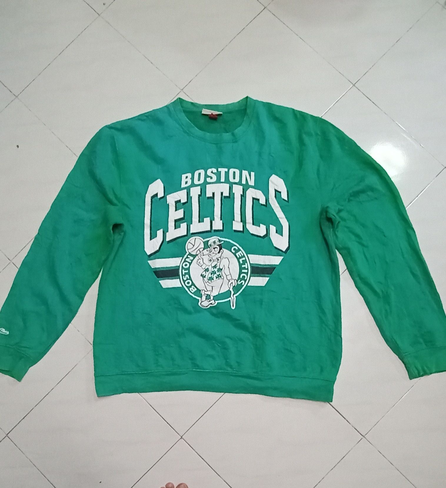 Mitchell & Ness Vintage Boston Celtics x Mitchell Ness NBA Sweatshirt Size US XL / EU 56 / 4 - 3 Thumbnail