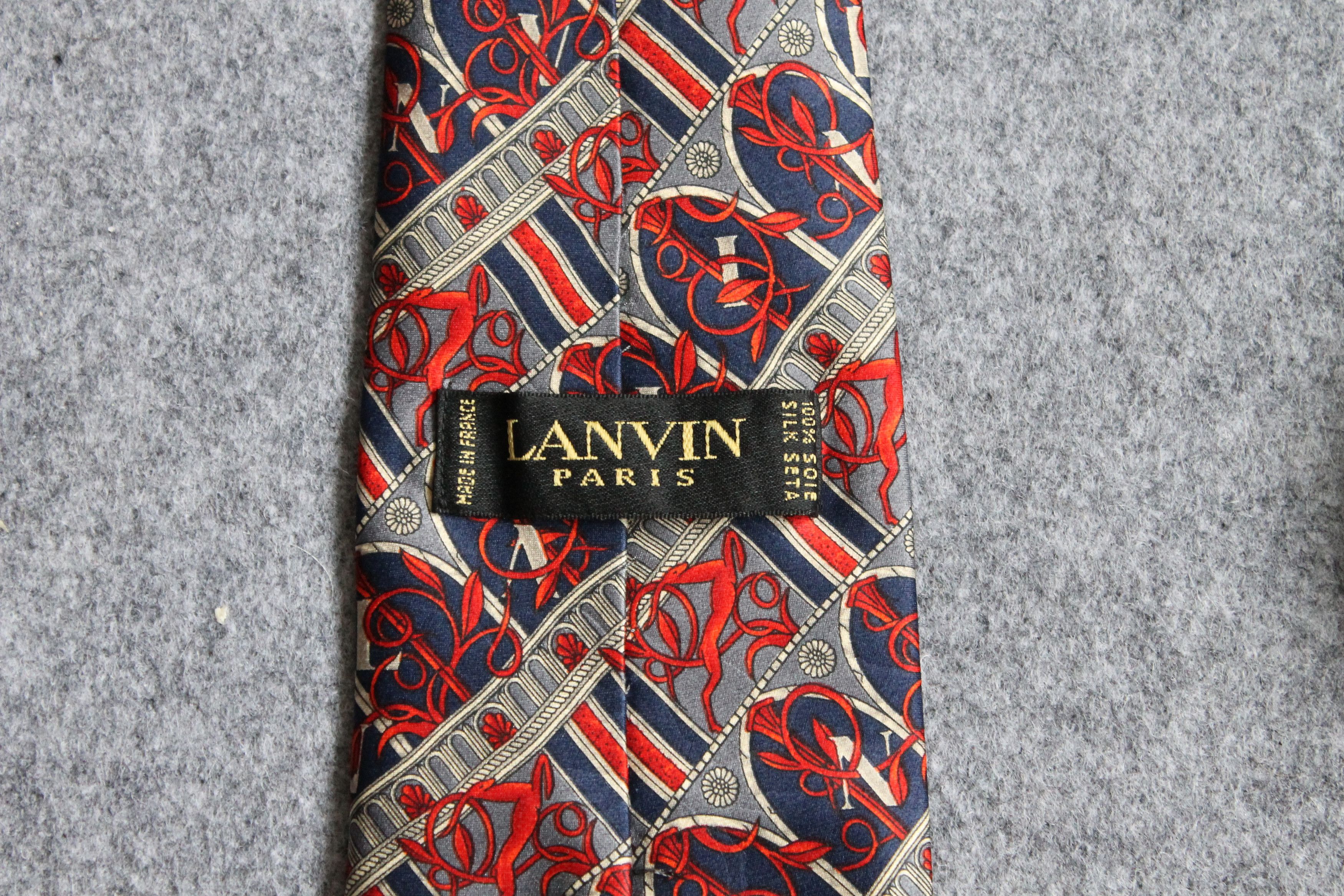 Lanvin Mens Lanvin Paris Ties Size ONE SIZE - 3 Thumbnail