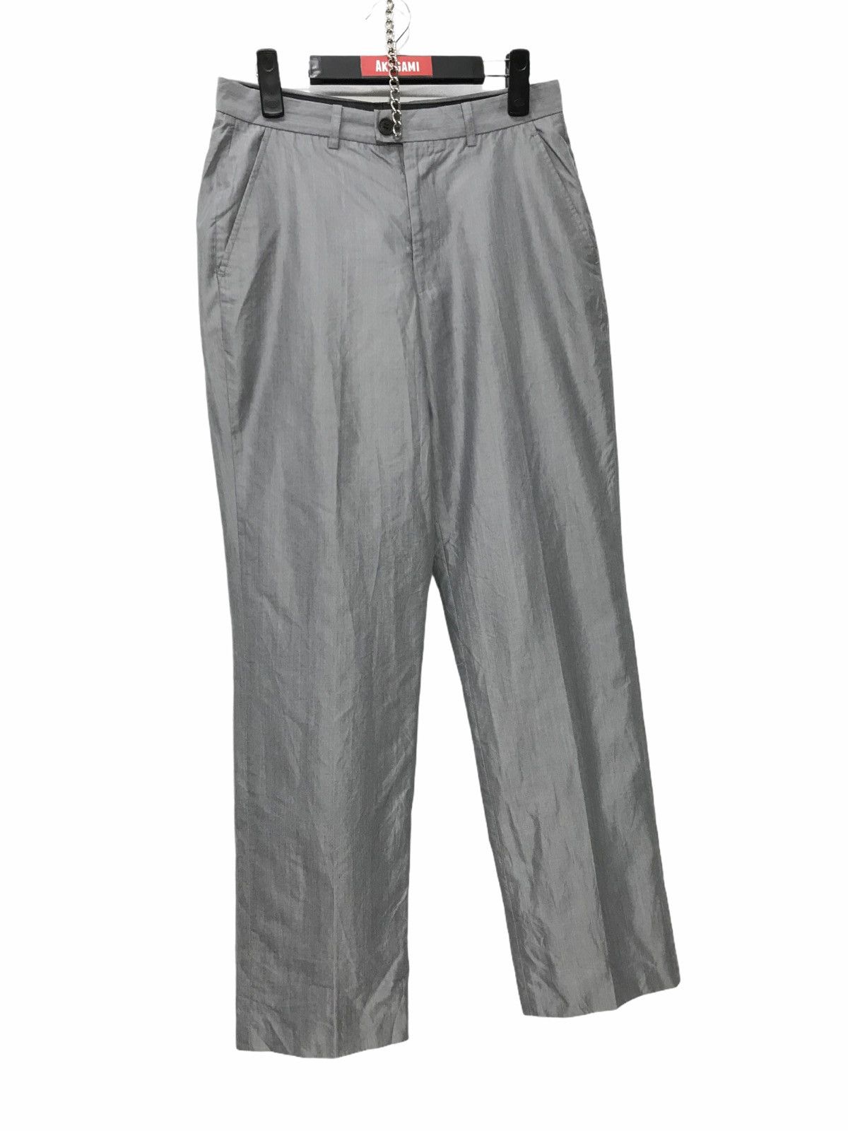 Yohji Yamamoto Vtg 90s Yohji Yamamoto x Durban x AAR Thin Trouser 3🟦4 Size US 28 / EU 44 - 3 Thumbnail
