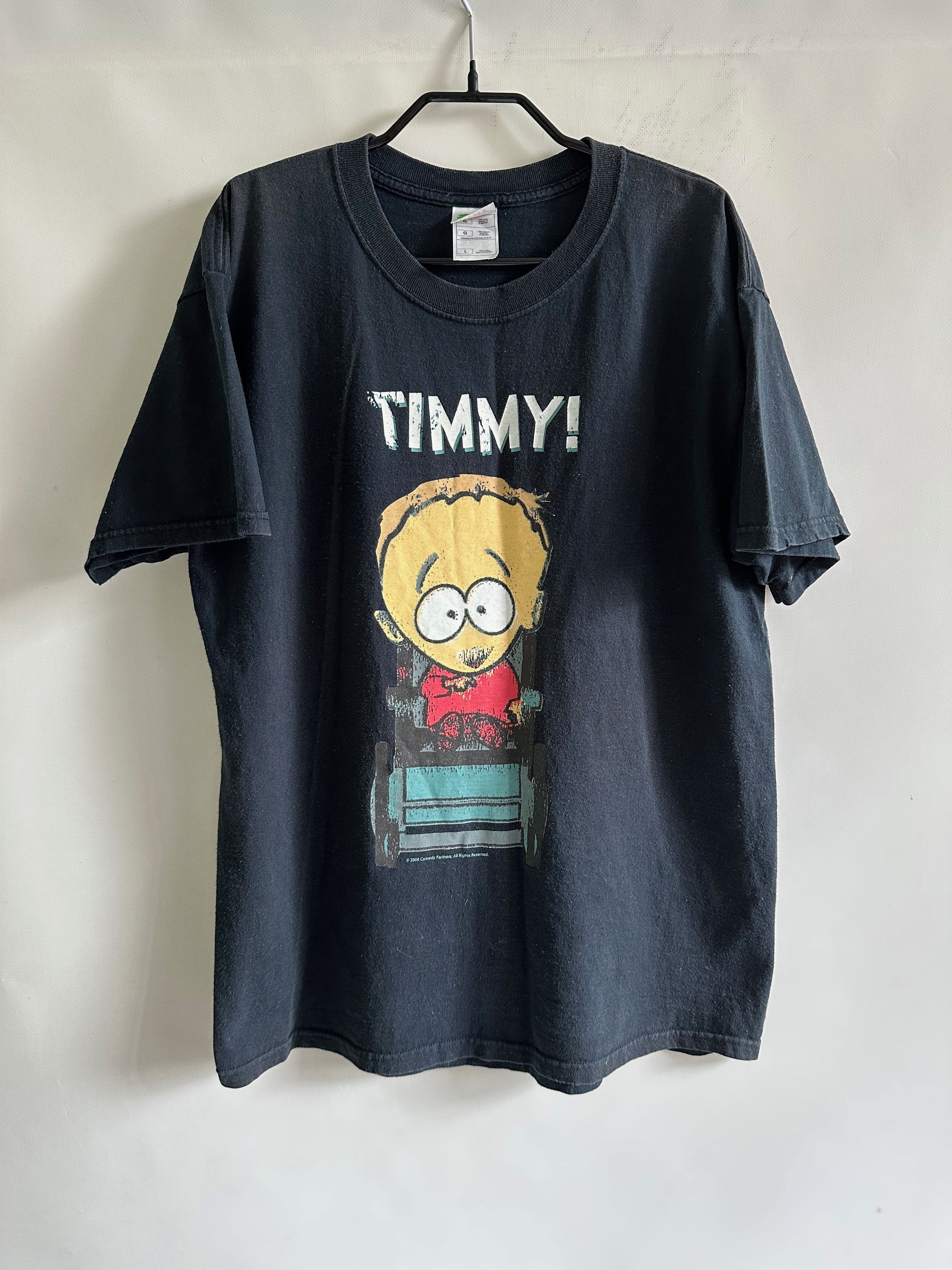 Vintage 2008 South Park Timmy Comedy Partners Heavy tee sunfaded Size US L / EU 52-54 / 3 - 1 Thumbnail