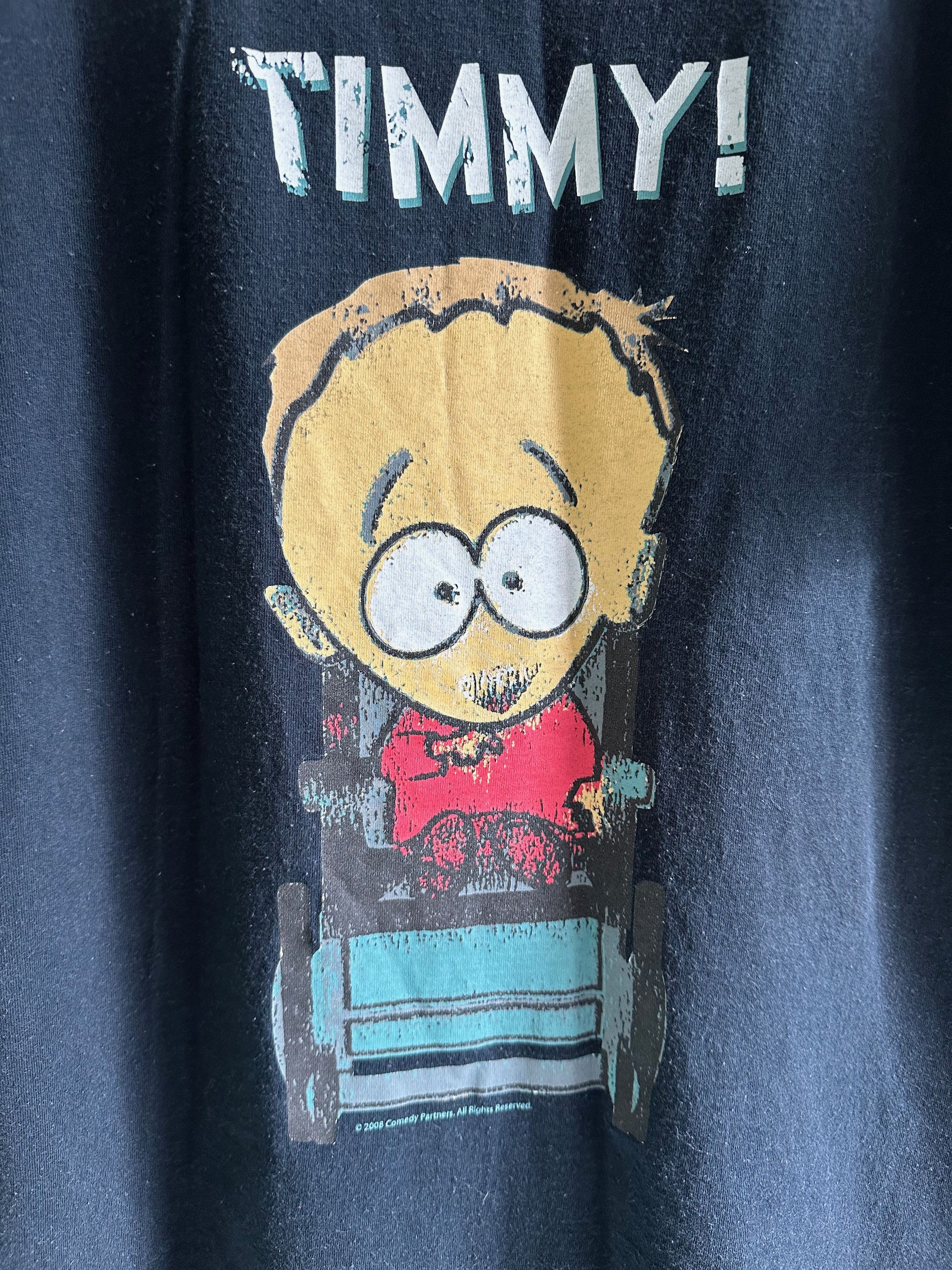Vintage 2008 South Park Timmy Comedy Partners Heavy tee sunfaded Size US L / EU 52-54 / 3 - 9 Thumbnail