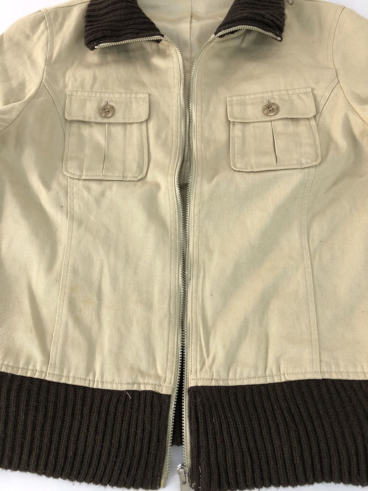 Designer × MCM 90s MCM Legere Shearling Multipocket Zipper Jacket Size S / US 4 / IT 40 - 5 Thumbnail