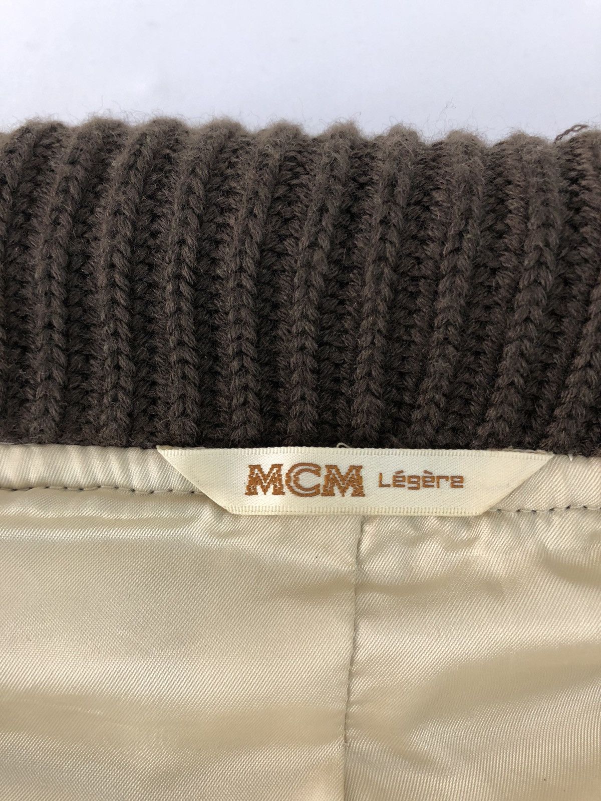 Designer × MCM 90s MCM Legere Shearling Multipocket Zipper Jacket Size S / US 4 / IT 40 - 7 Thumbnail