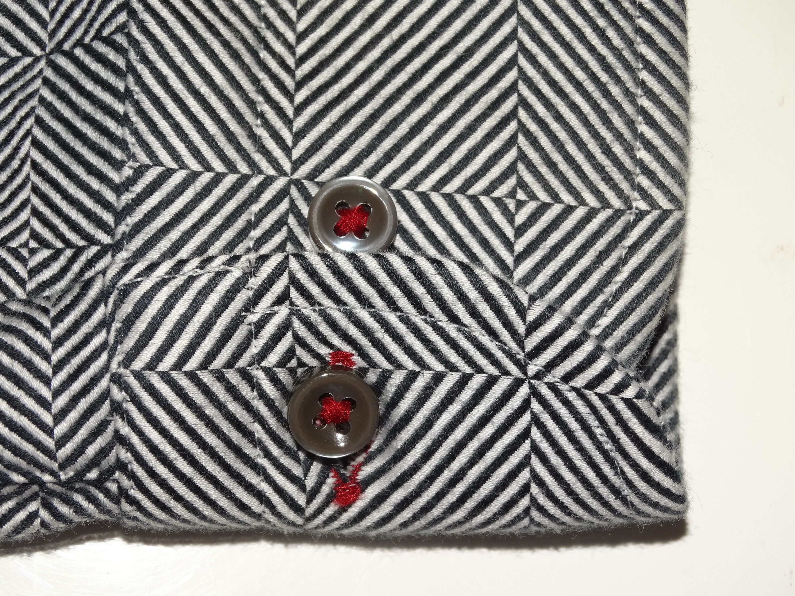 Burberry × Burberry Prorsum × Flannel U7 Burberry damier monogram formal slim shirt 38 M Size US M / EU 48-50 / 2 - 6 Thumbnail
