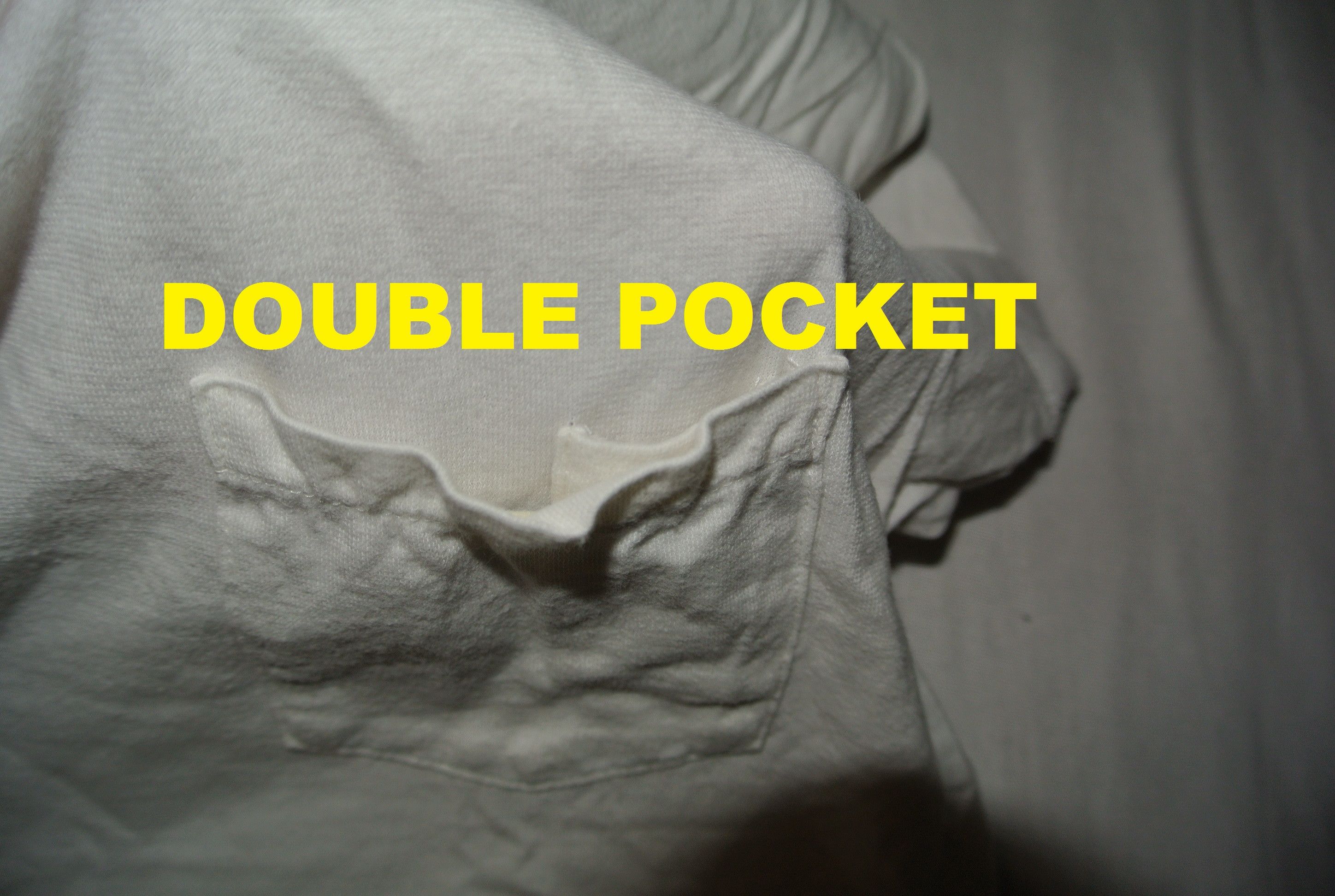 Japanese Brand × N.Hoolywood N54 N Hoolywood Double Pocket white tee neck S Size US S / EU 44-46 / 1 - 4 Thumbnail