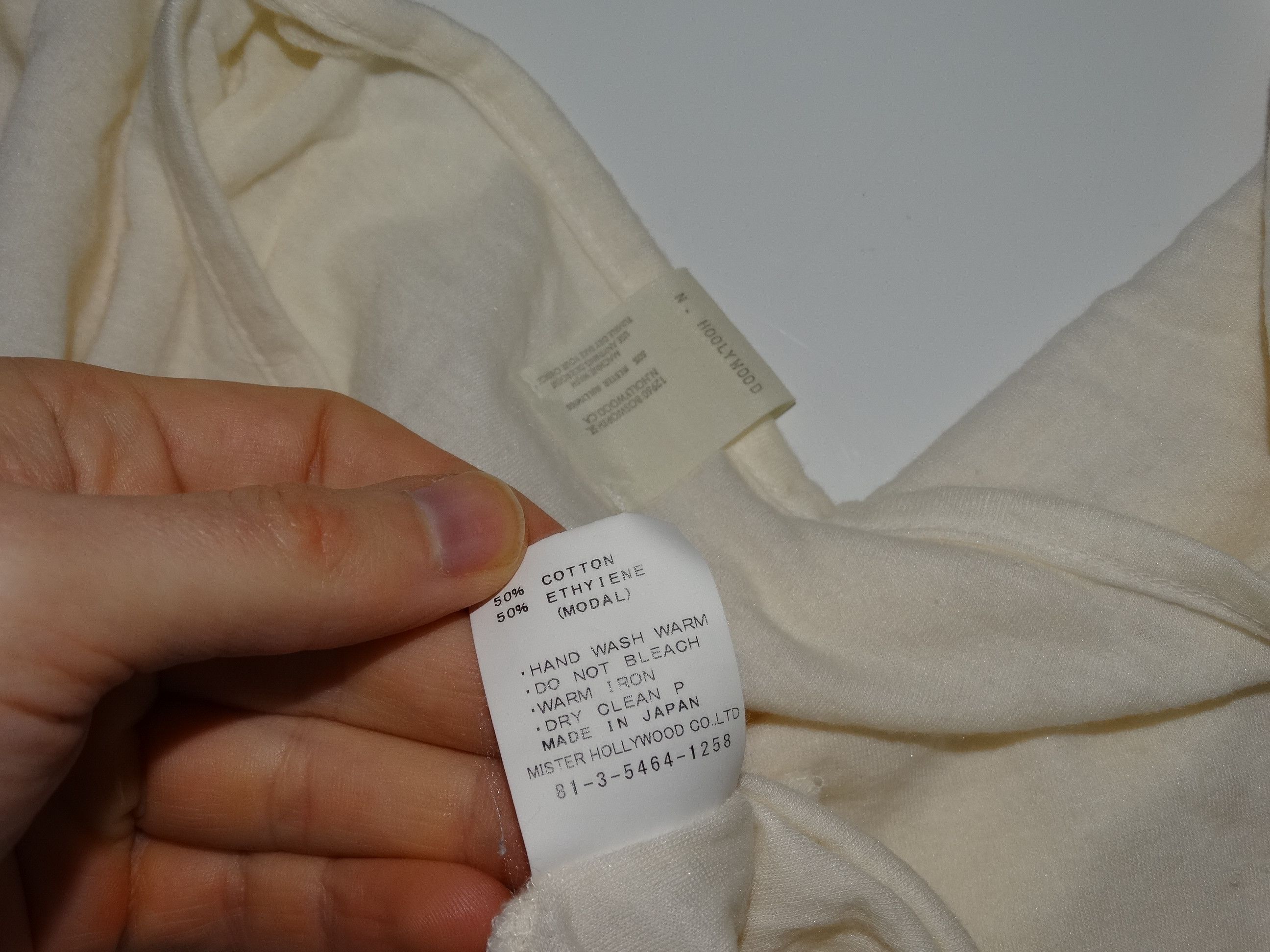 Japanese Brand × N.Hoolywood N54 N Hoolywood Double Pocket white tee neck S Size US S / EU 44-46 / 1 - 10 Thumbnail