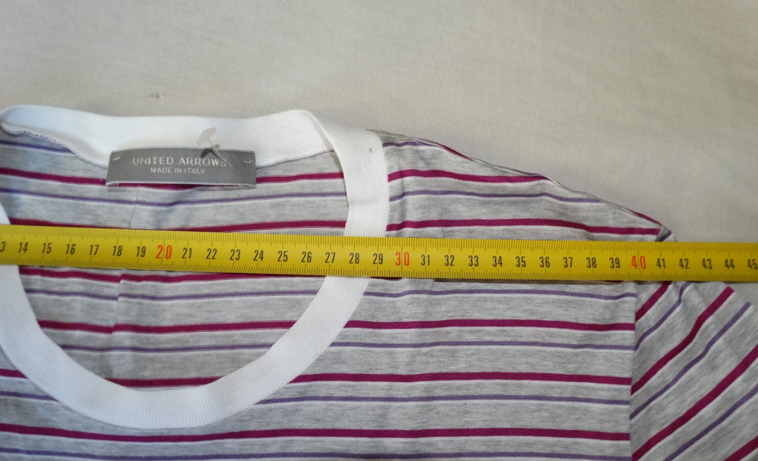 BEAUTY&YOUTH × United Arrows X21 United Arrows Tokyo Stripped stripes tee XS/S sleeve 3/4 Size US S / EU 44-46 / 1 - 5 Thumbnail