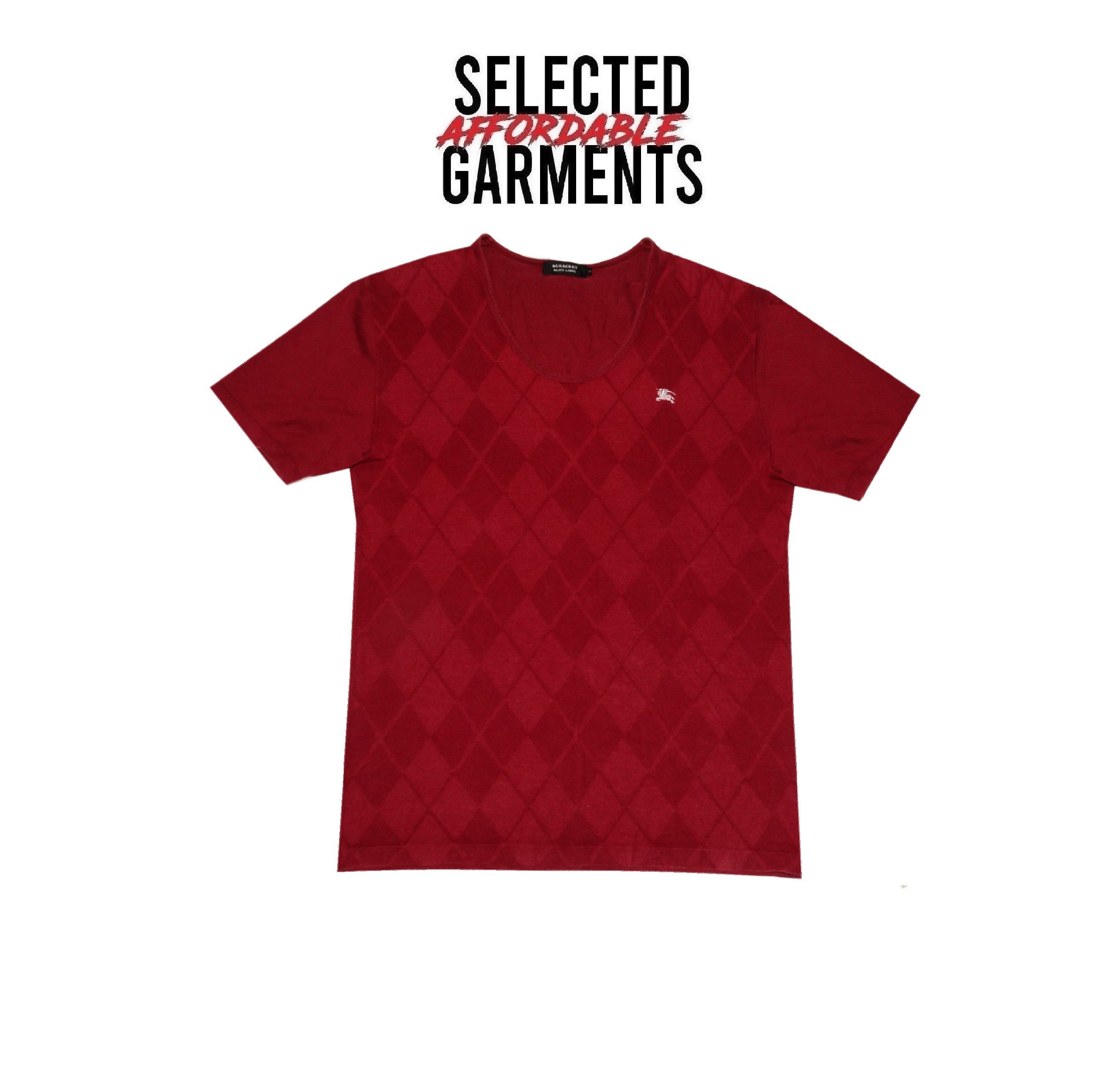 Burberry A3 burberry logo tee jacquard squared print nova check S/M Size US M / EU 48-50 / 2 - 1 Thumbnail