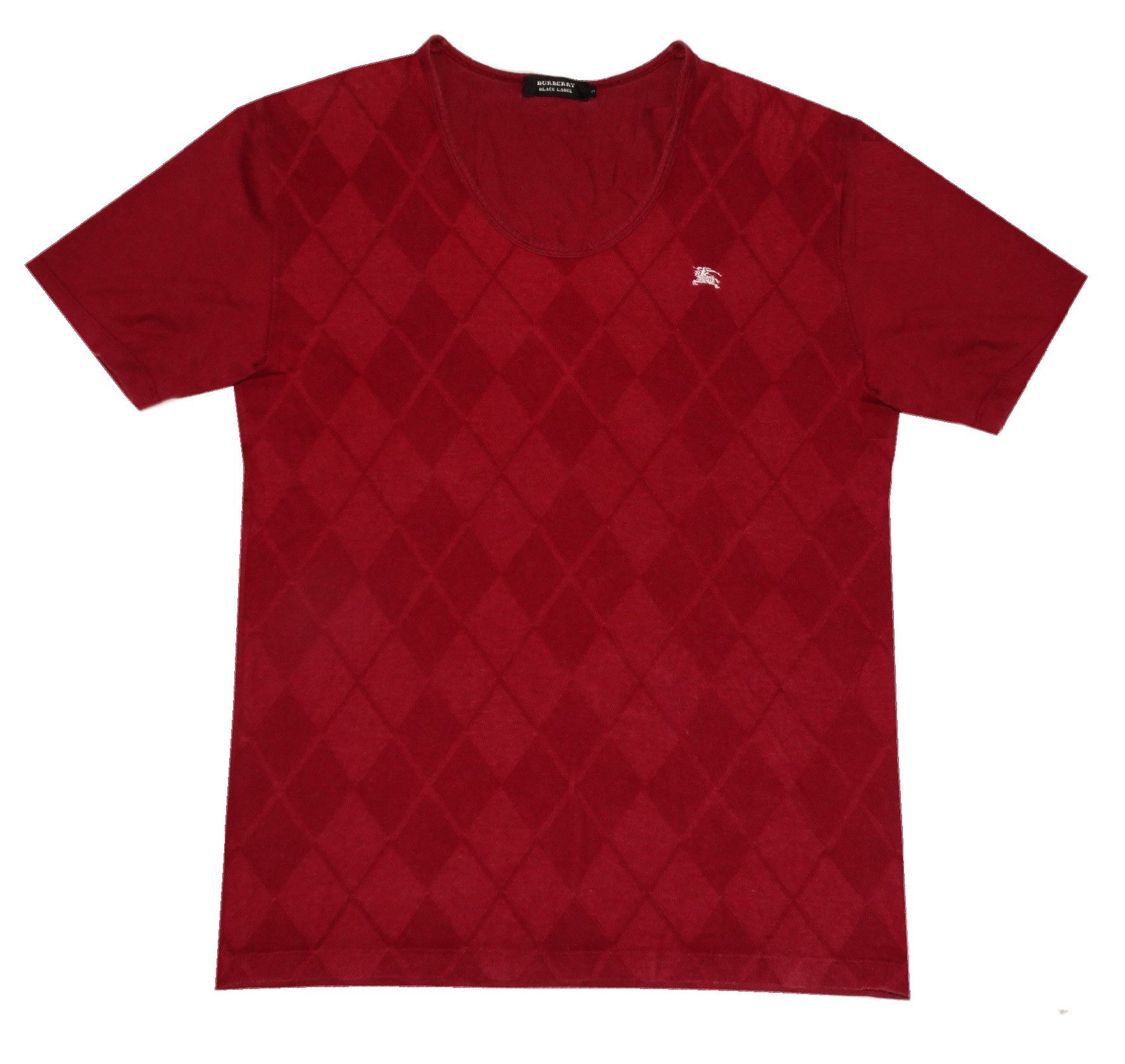 Burberry A3 burberry logo tee jacquard squared print nova check S/M Size US M / EU 48-50 / 2 - 2 Thumbnail