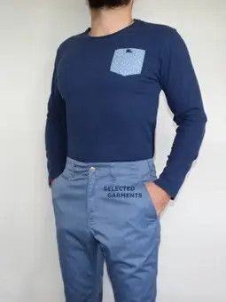 Burberry × Burberry Prorsum P12 Burberry longsleeves polka dot Pocket logo tee M Size US M / EU 48-50 / 2 - 2 Thumbnail
