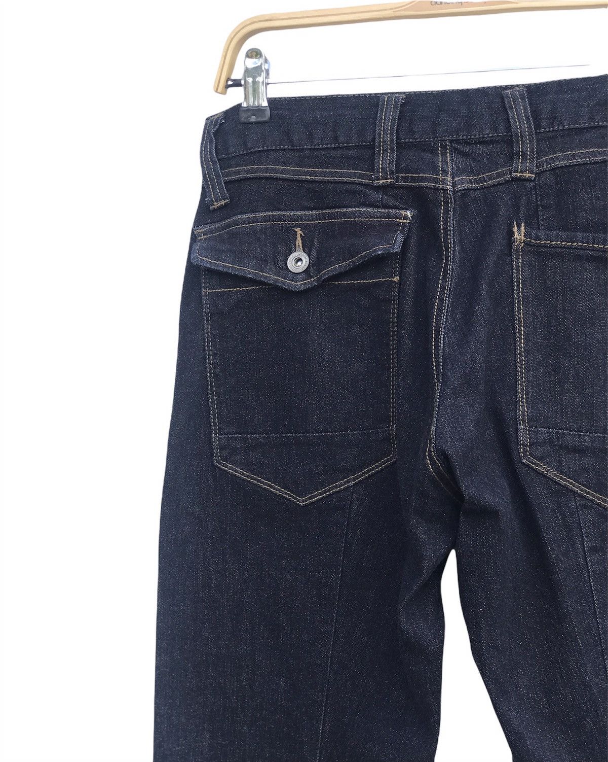 Japanese Brand Denim Jeans Cargo Stretchable Slim Fit Size US 31 - 7 Thumbnail