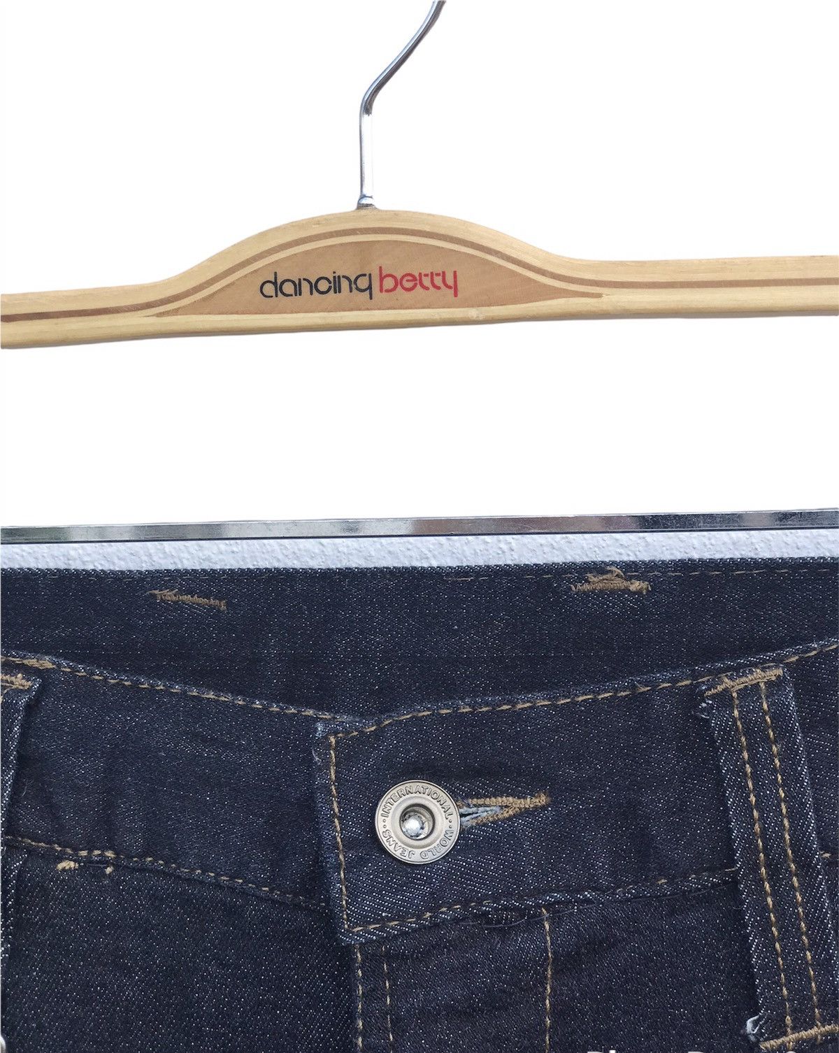 Japanese Brand Denim Jeans Cargo Stretchable Slim Fit Size US 31 - 4 Thumbnail